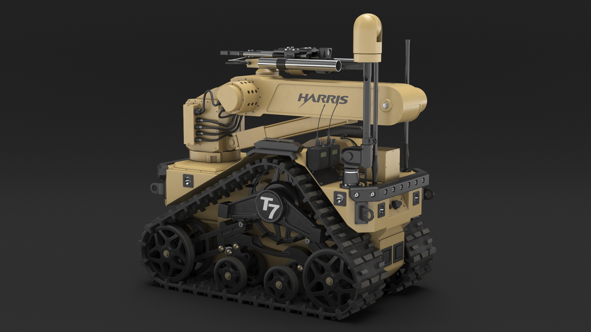 3D model Robotic System Harris T7 Sand Color