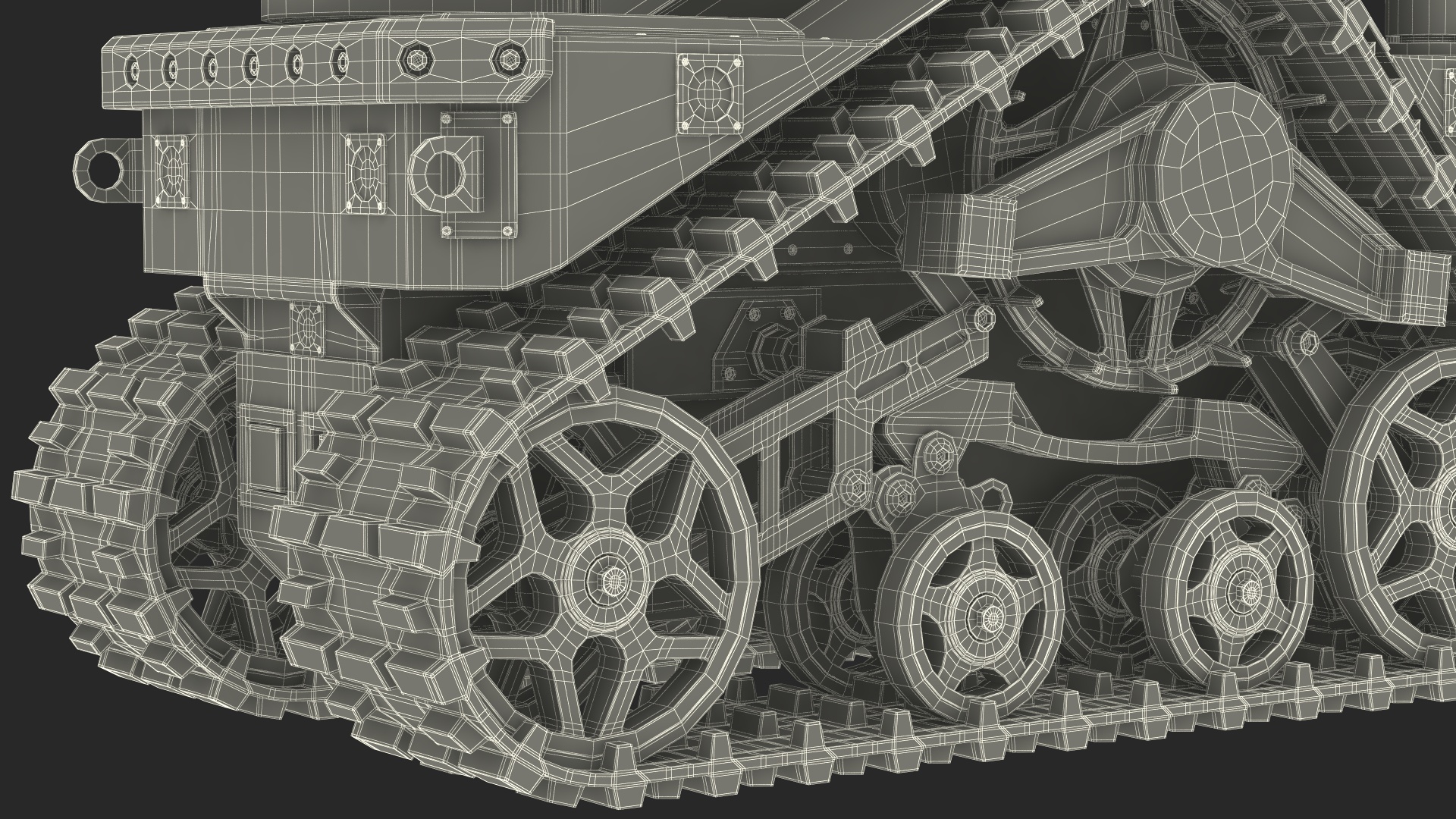 3D model Robotic System Harris T7 Sand Color