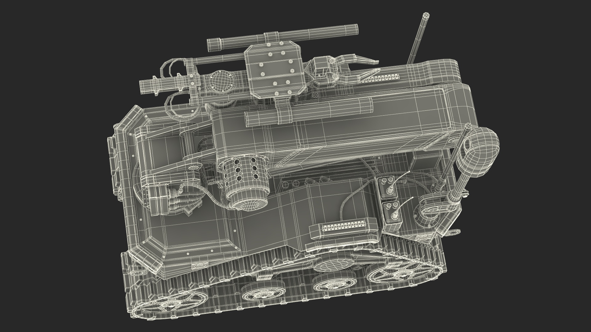 3D model Robotic System Harris T7 Sand Color