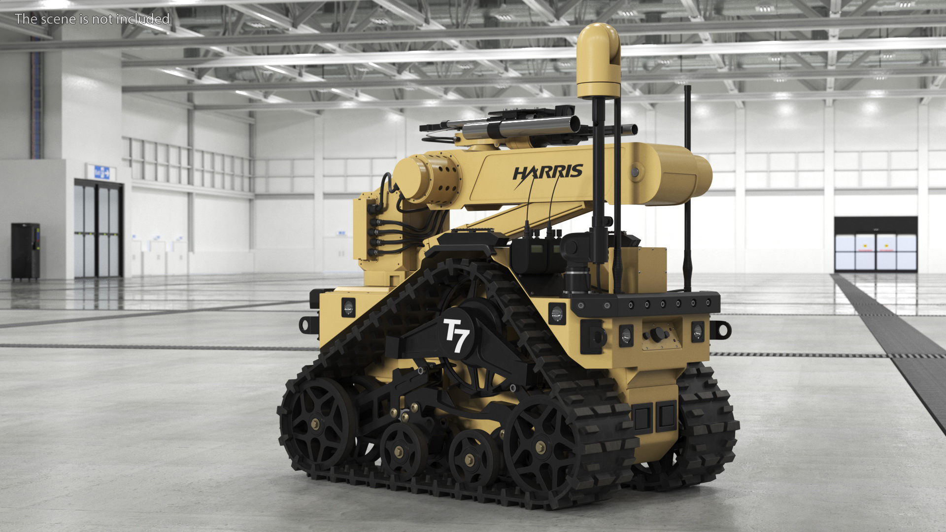 3D model Robotic System Harris T7 Sand Color