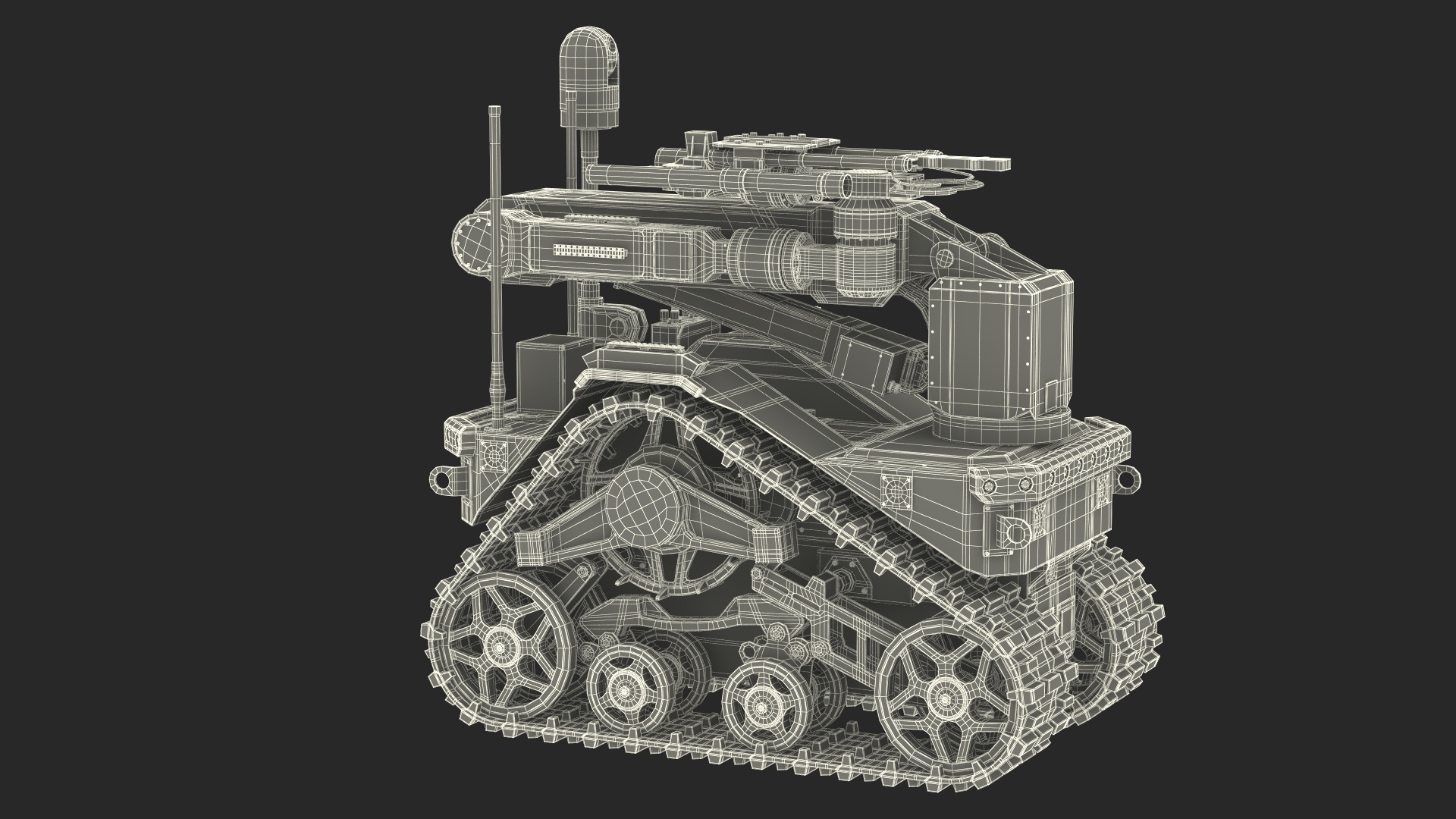 3D model Robotic System Harris T7 Sand Color