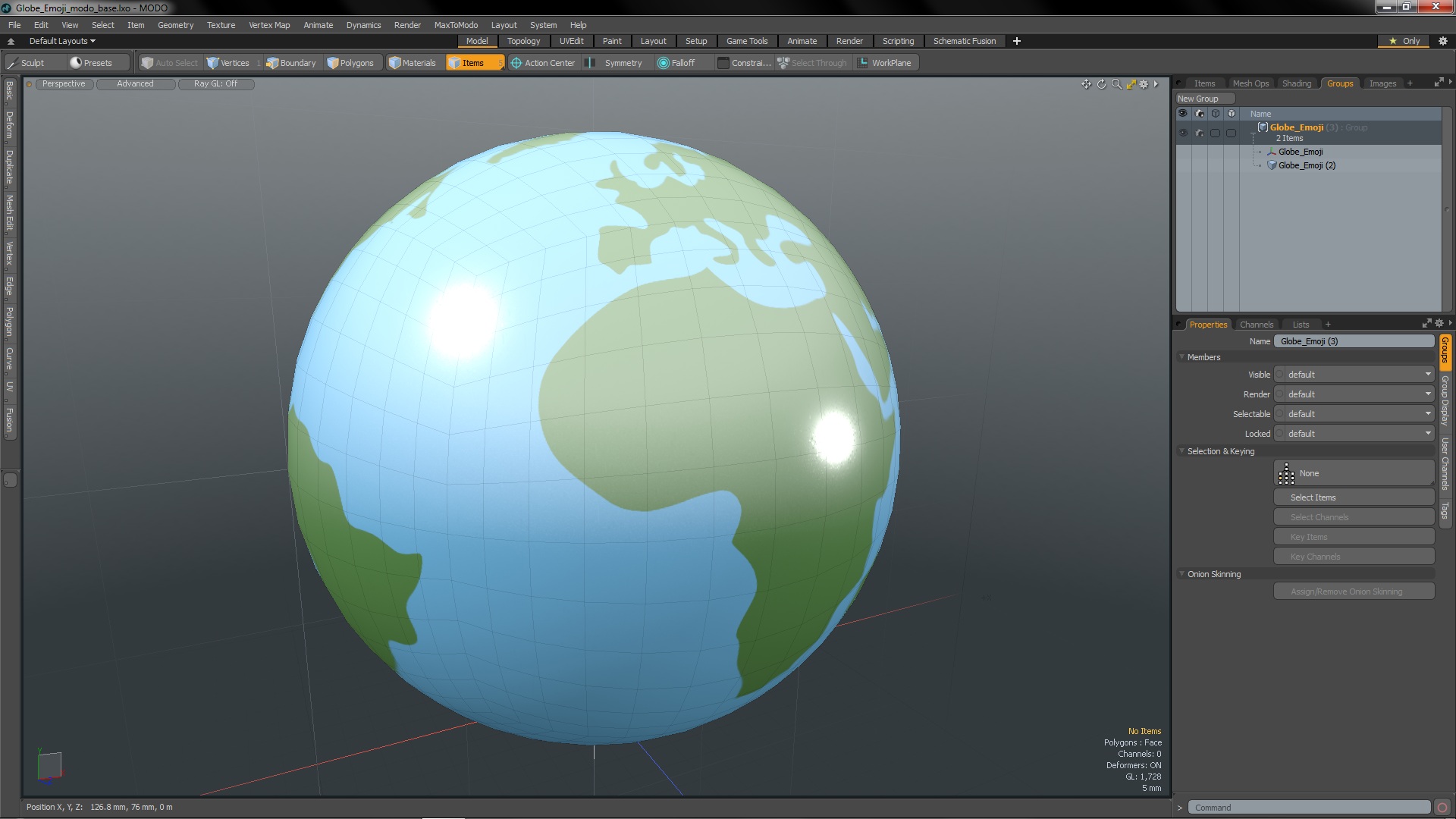3D Globe Emoji
