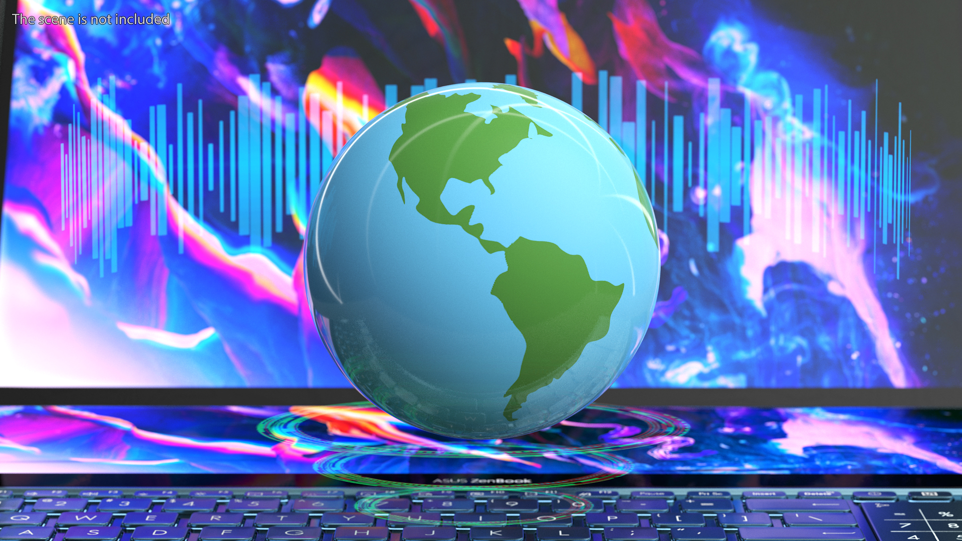 3D Globe Emoji