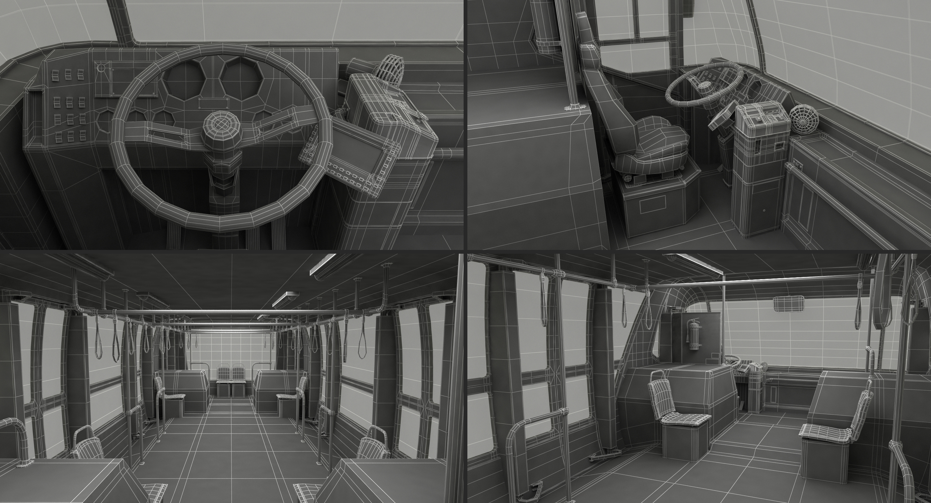 3D Airside Passenger Bus