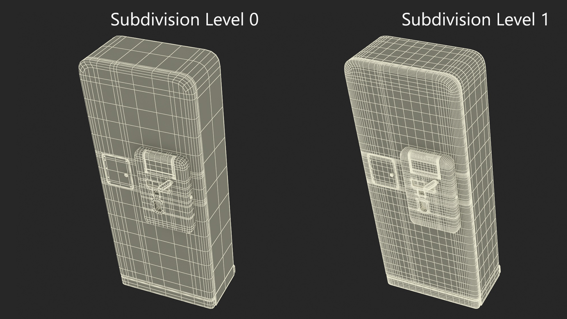 3D model Vintage Aged Coke Bottle Vending Machine