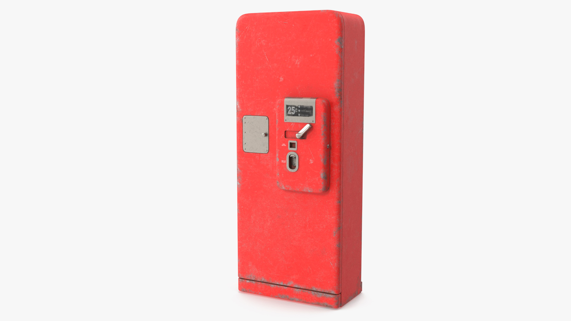 3D model Vintage Aged Coke Bottle Vending Machine