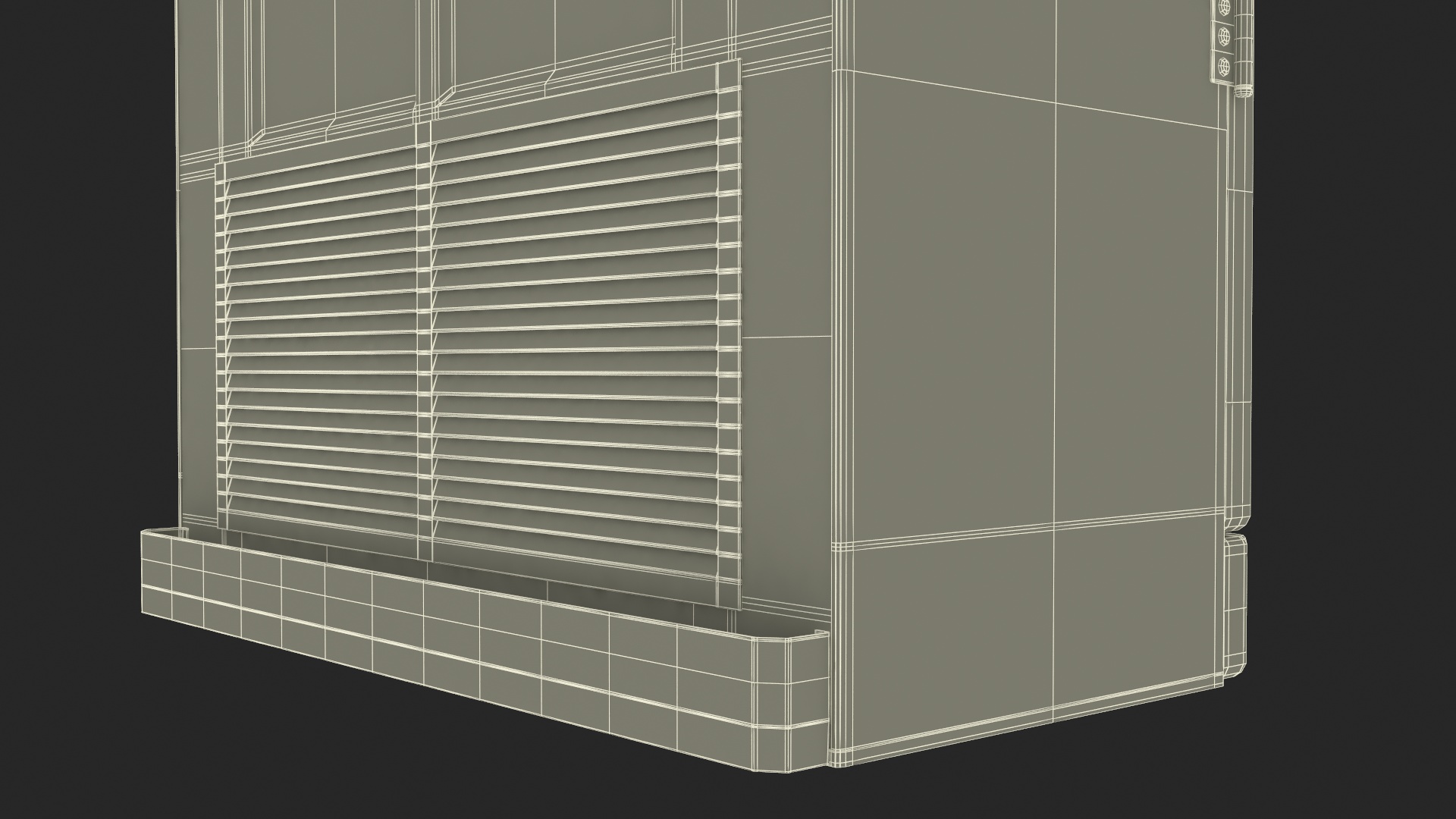 3D model Vintage Aged Coke Bottle Vending Machine