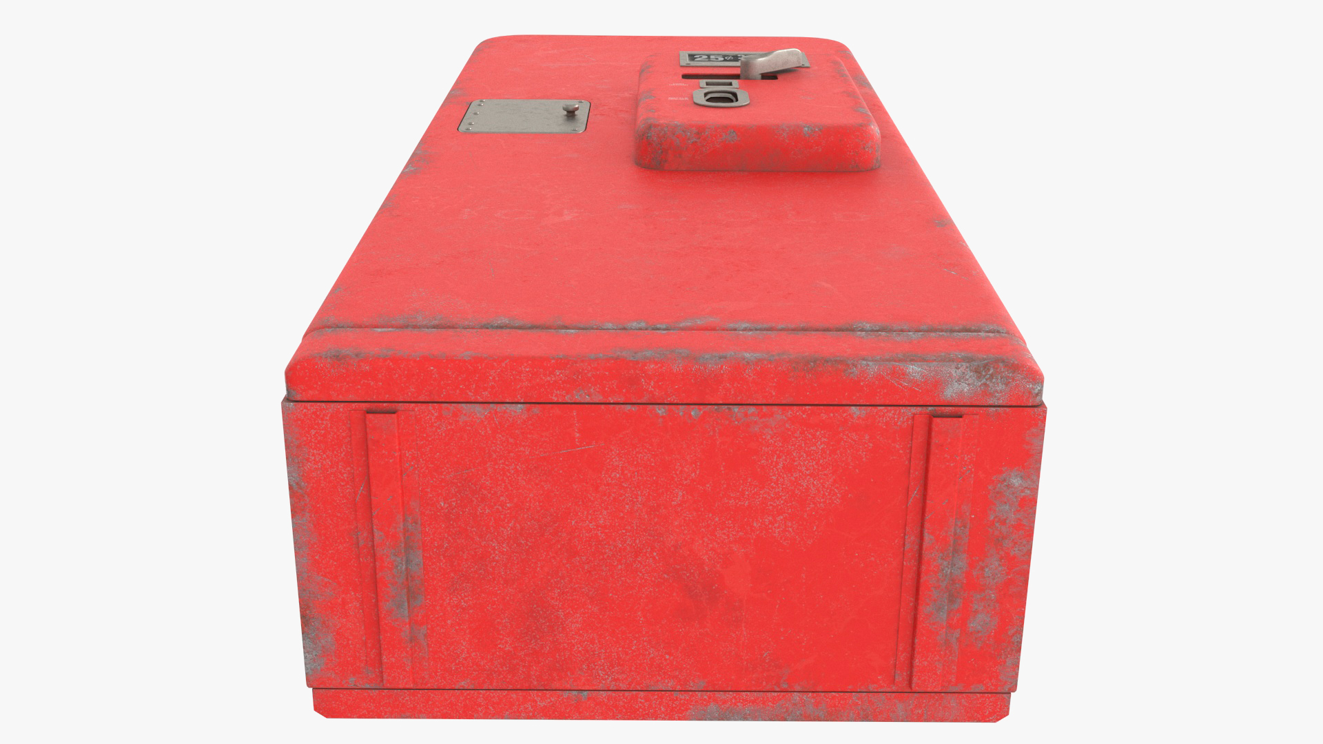 3D model Vintage Aged Coke Bottle Vending Machine