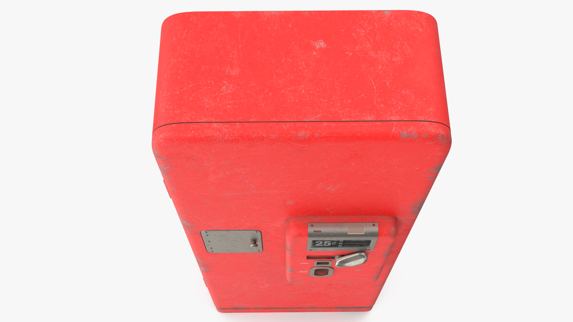 3D model Vintage Aged Coke Bottle Vending Machine