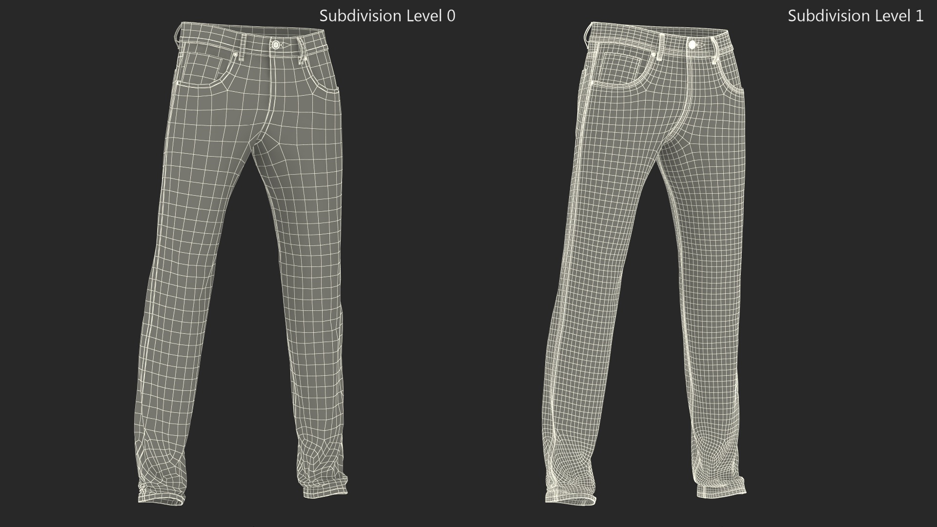 Mens Diesel Jeans Blue 3D