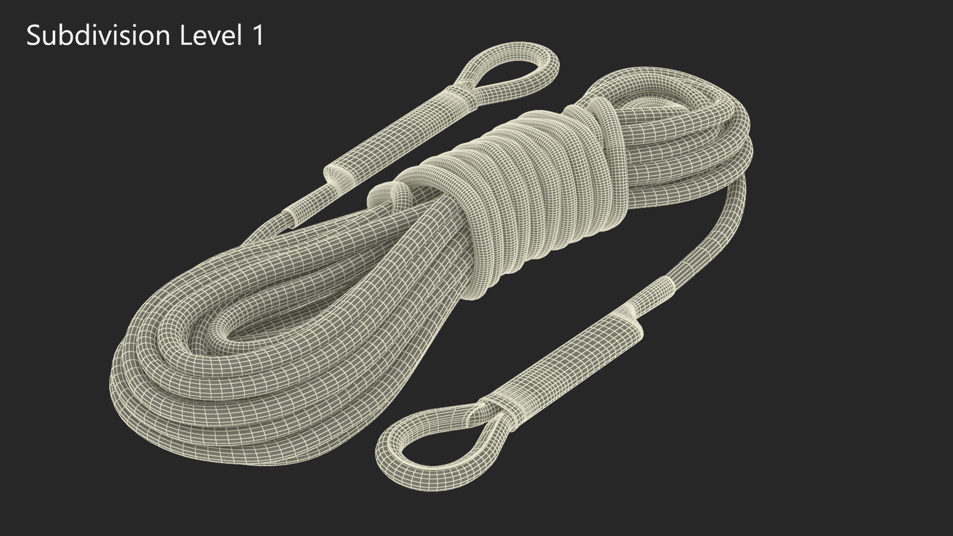 3D Climbing Rope model