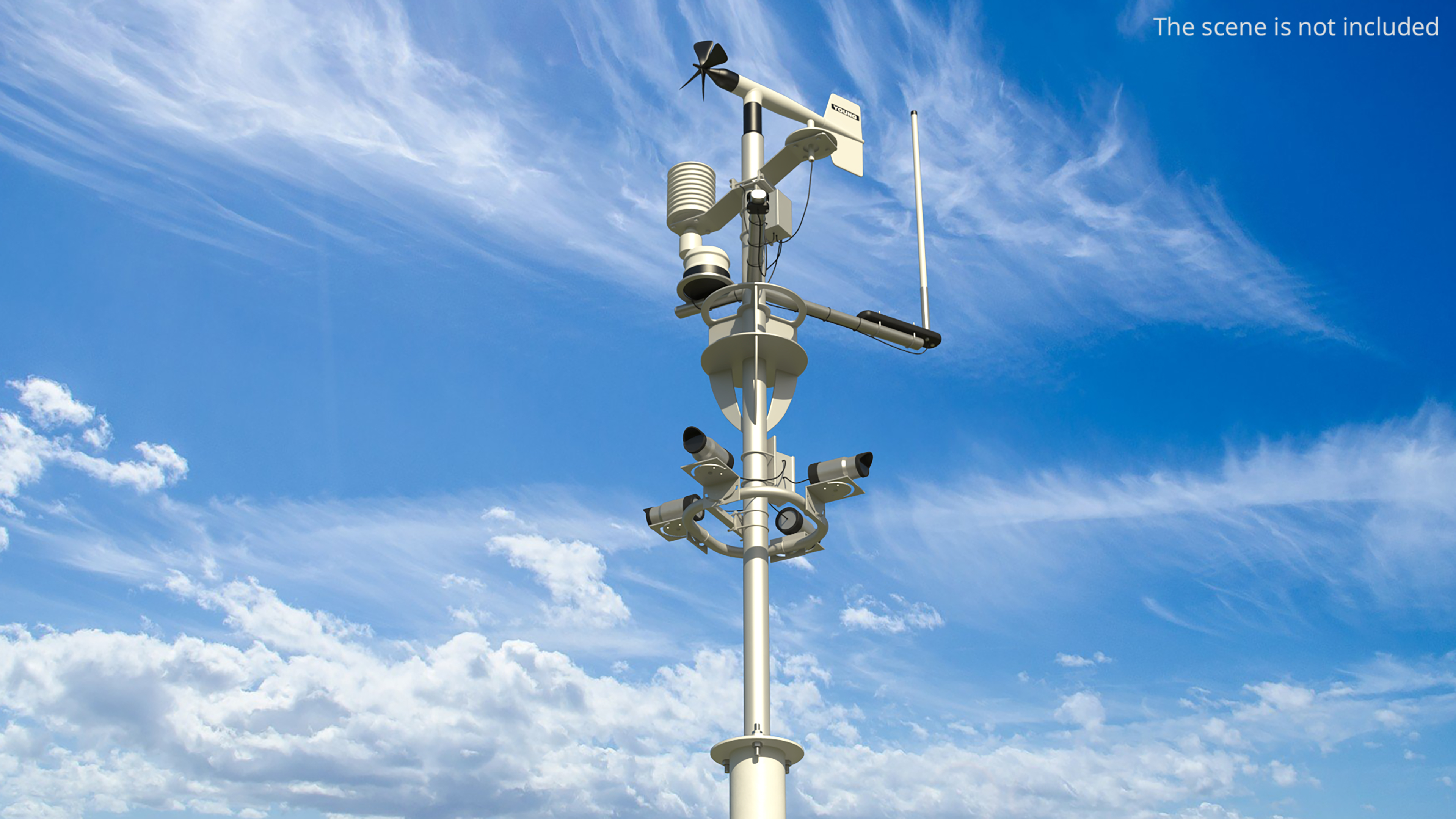 Wireless Weather Station on Post - view 2