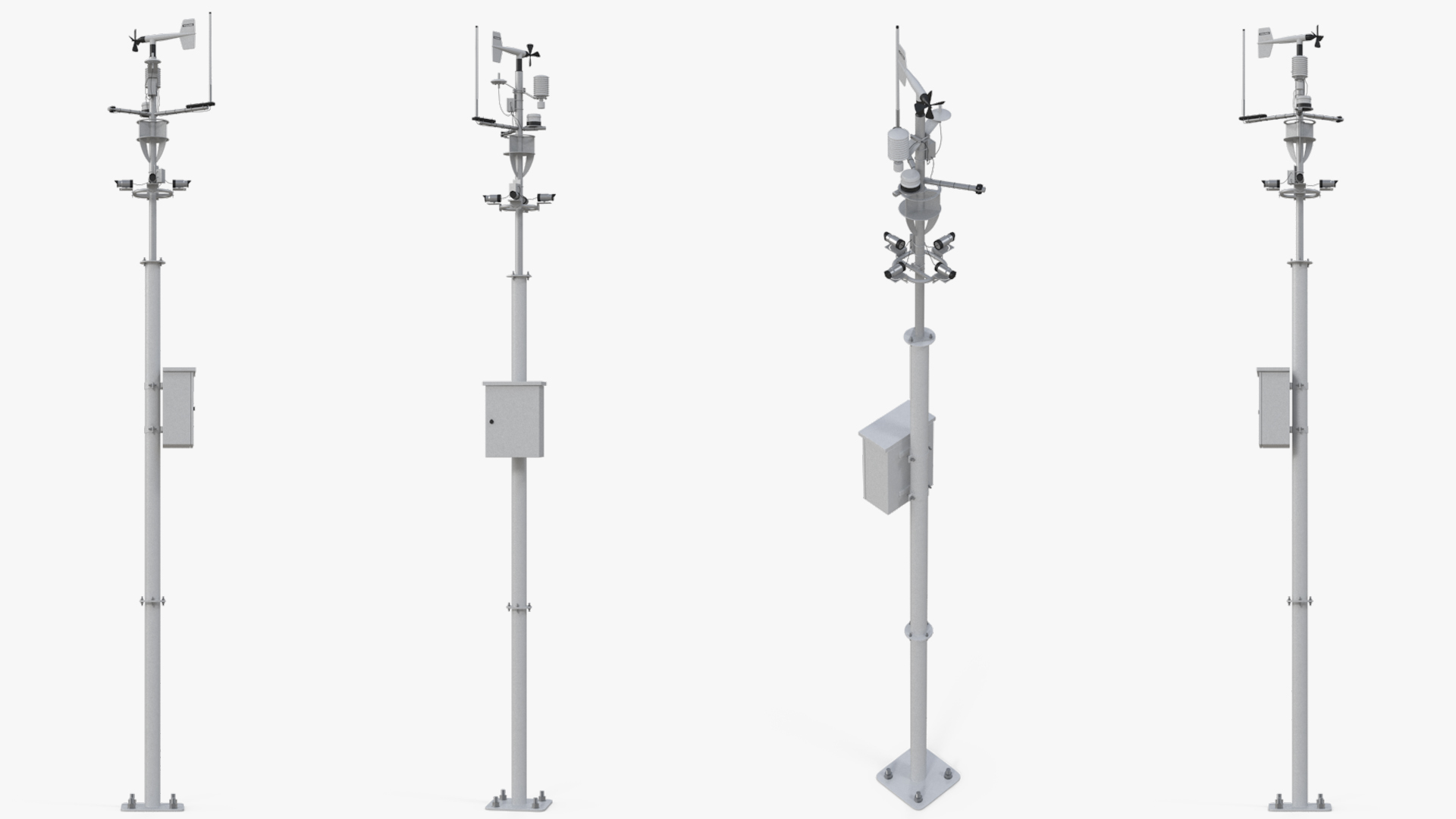 Wireless Weather Station on Post - view 3