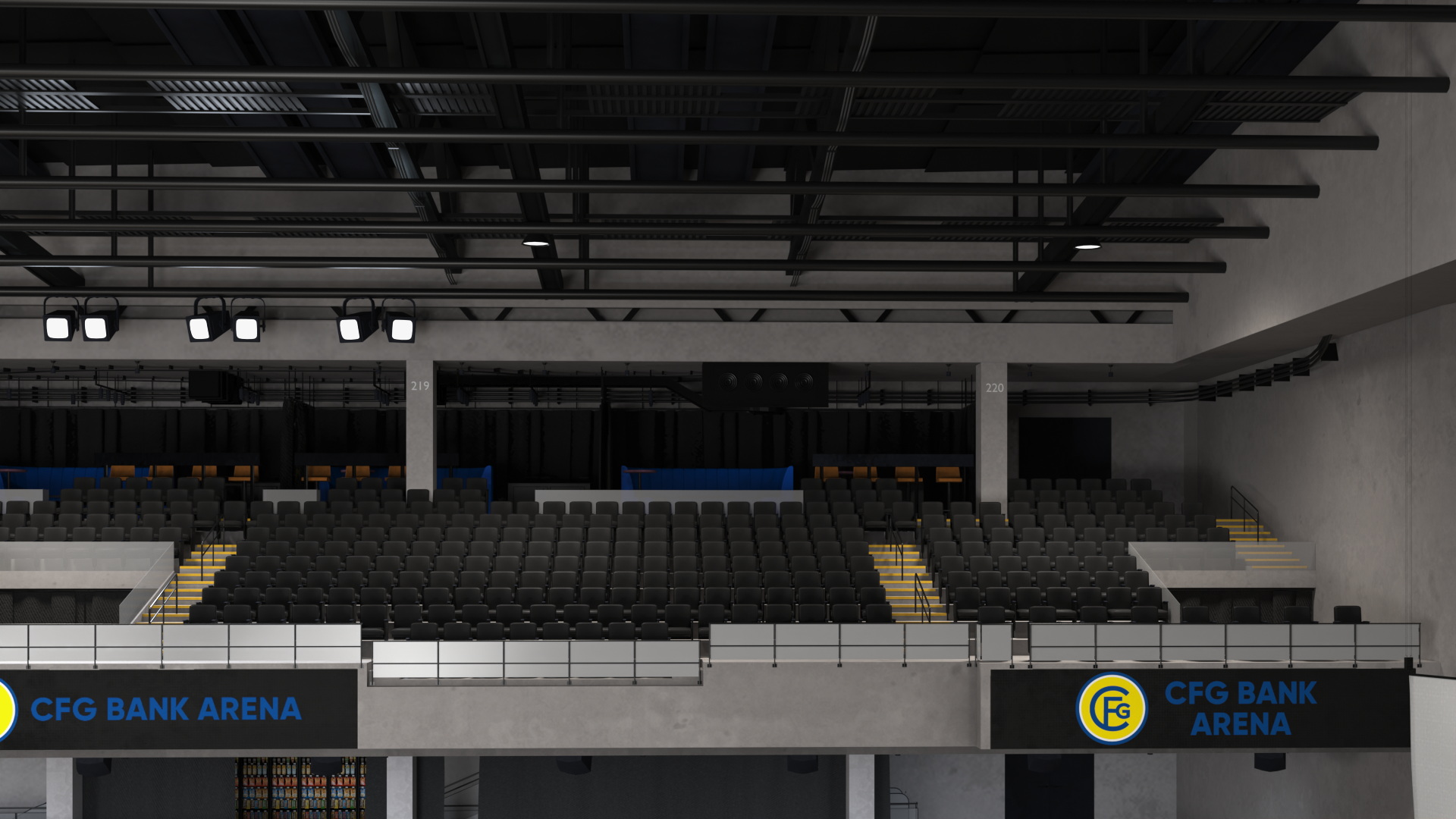 Arena Basketball Indoor Interior, view 11