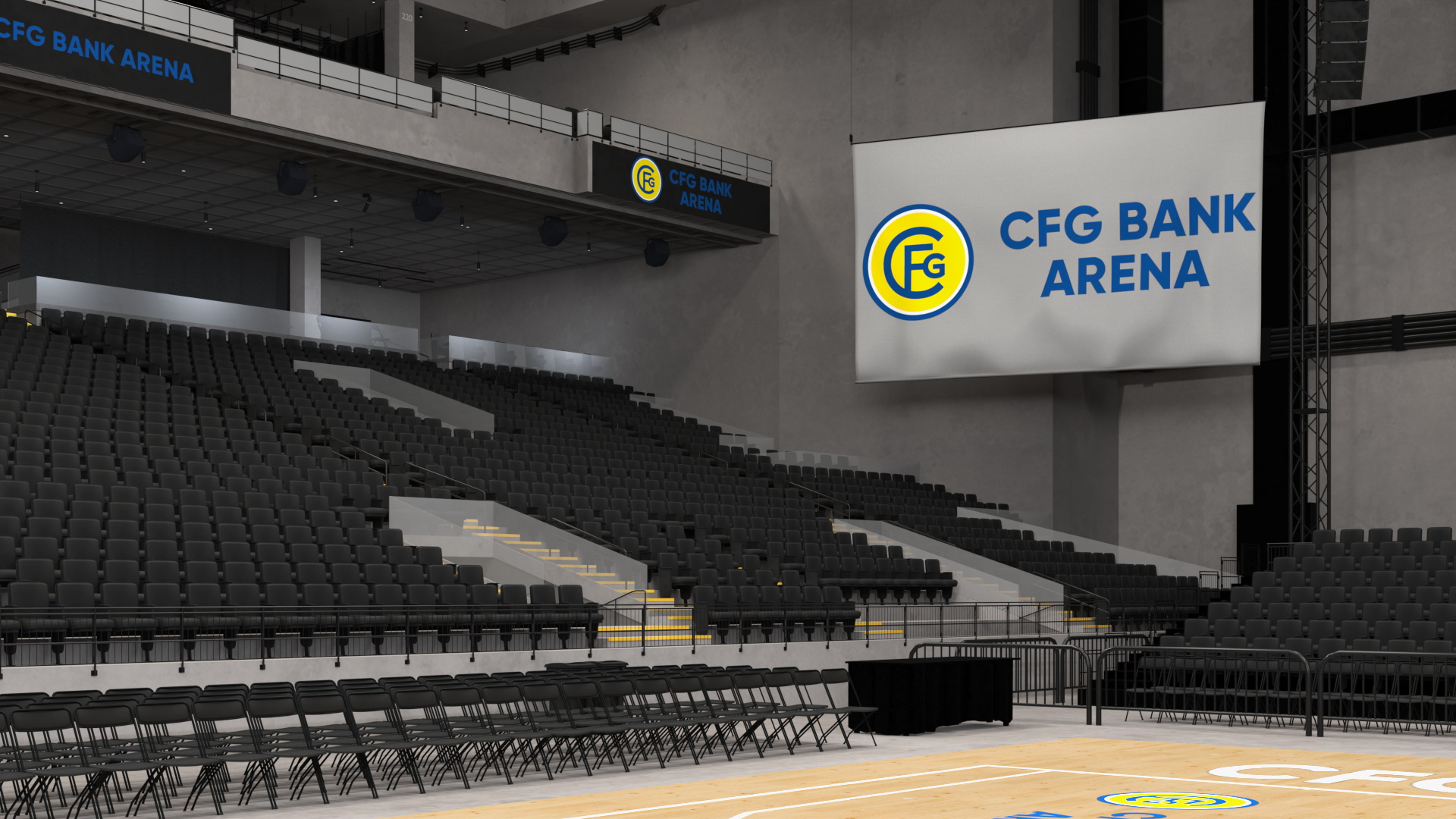 Arena Basketball Indoor Interior, view 10