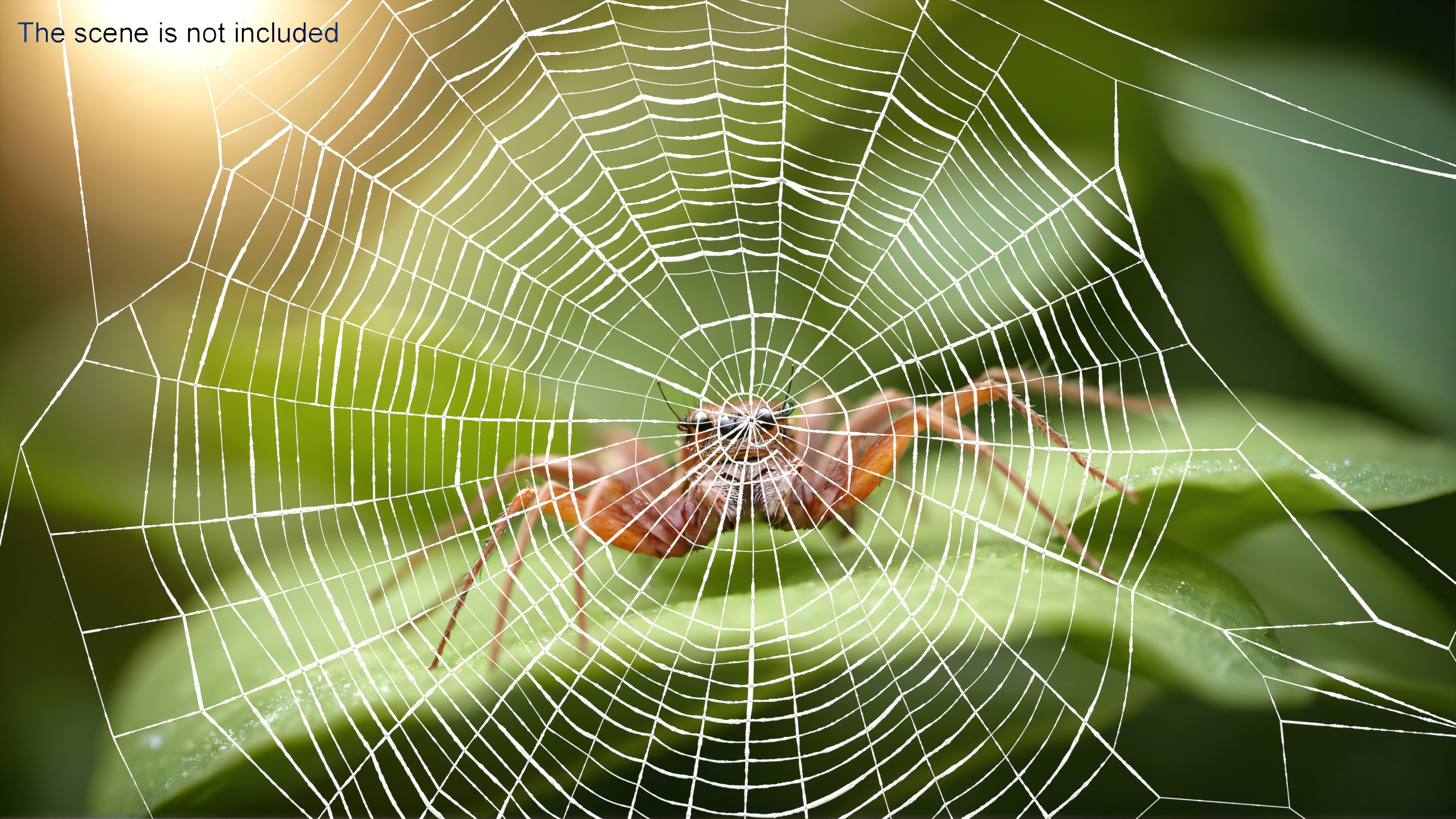 3D Round Spider Web