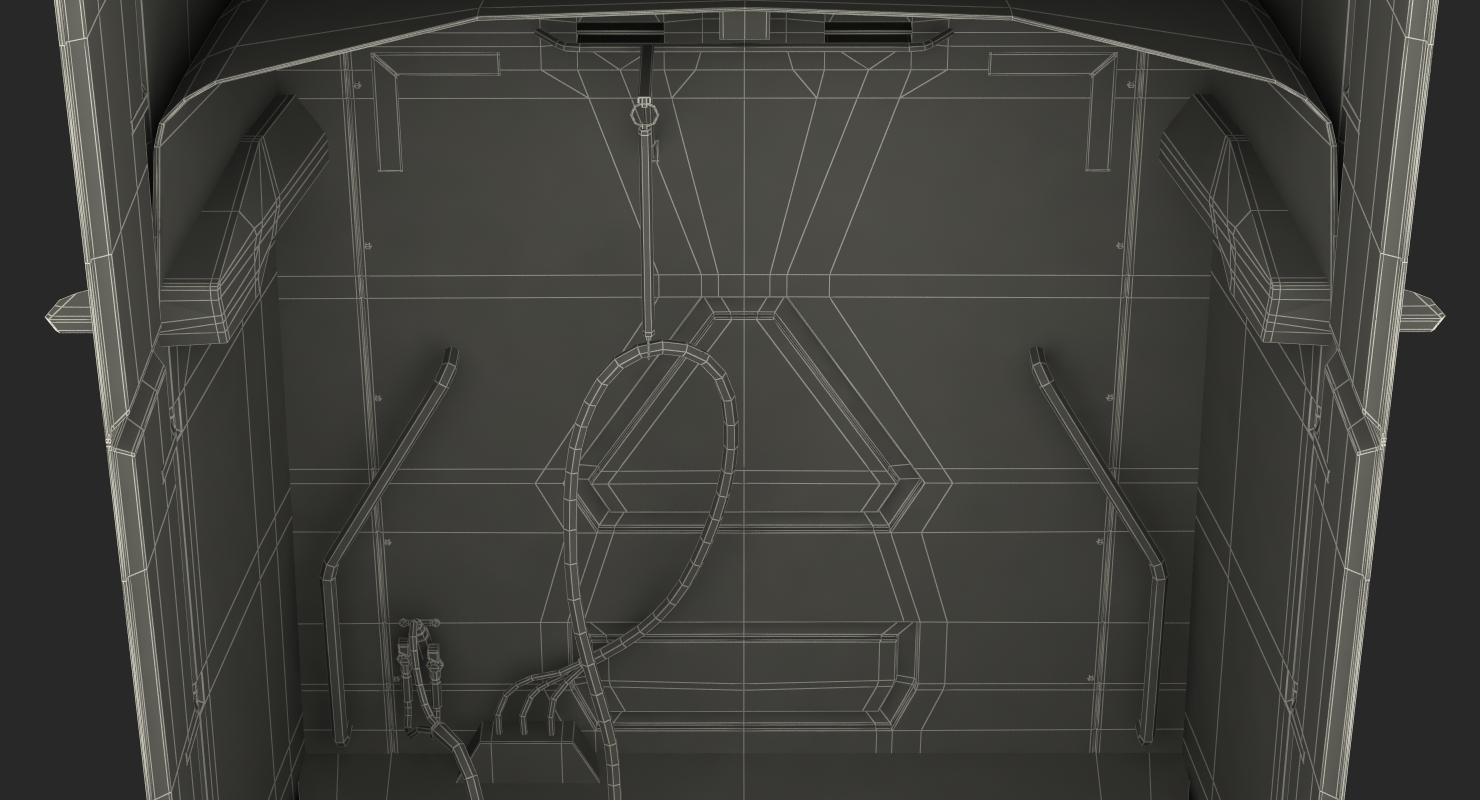 3D Tesla Semi Truck Rigged model