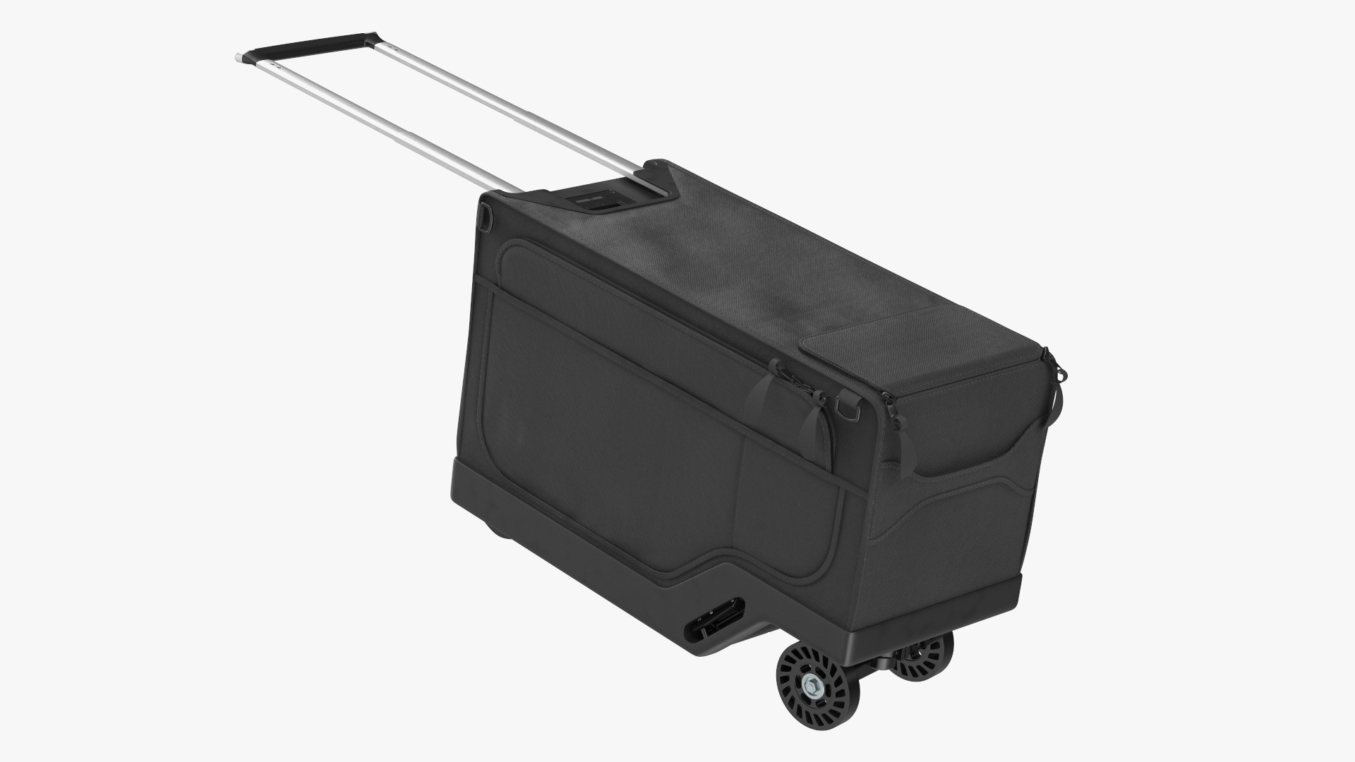 3D Motorized Rideable Carry on Luggage Rigged for Maya