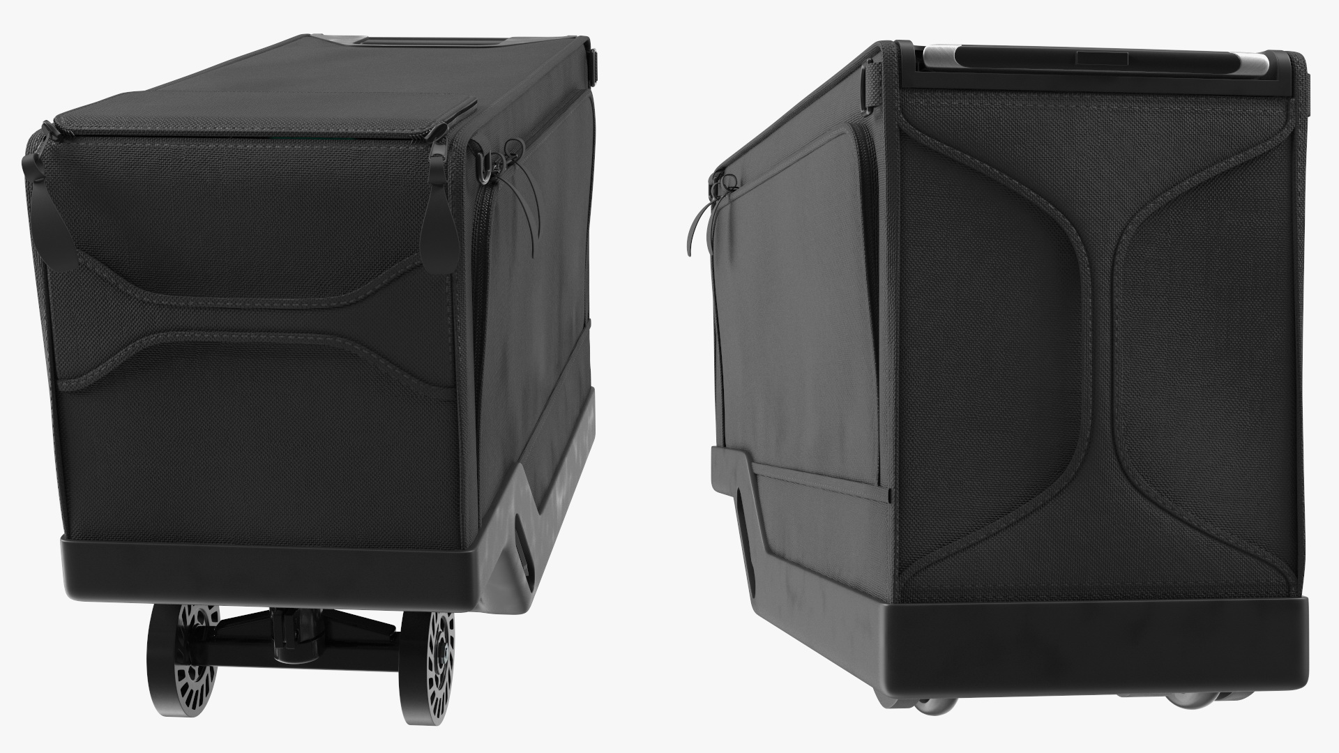 3D Motorized Rideable Carry on Luggage Rigged for Maya