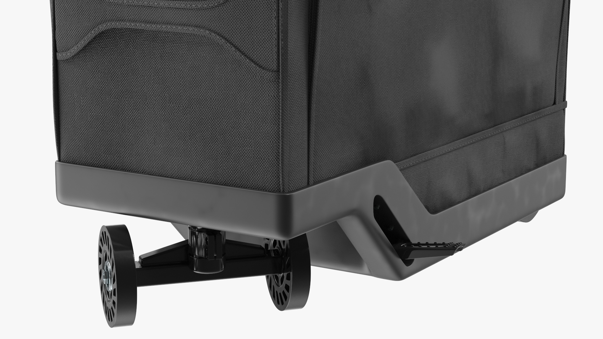 3D Motorized Rideable Carry on Luggage Rigged for Maya