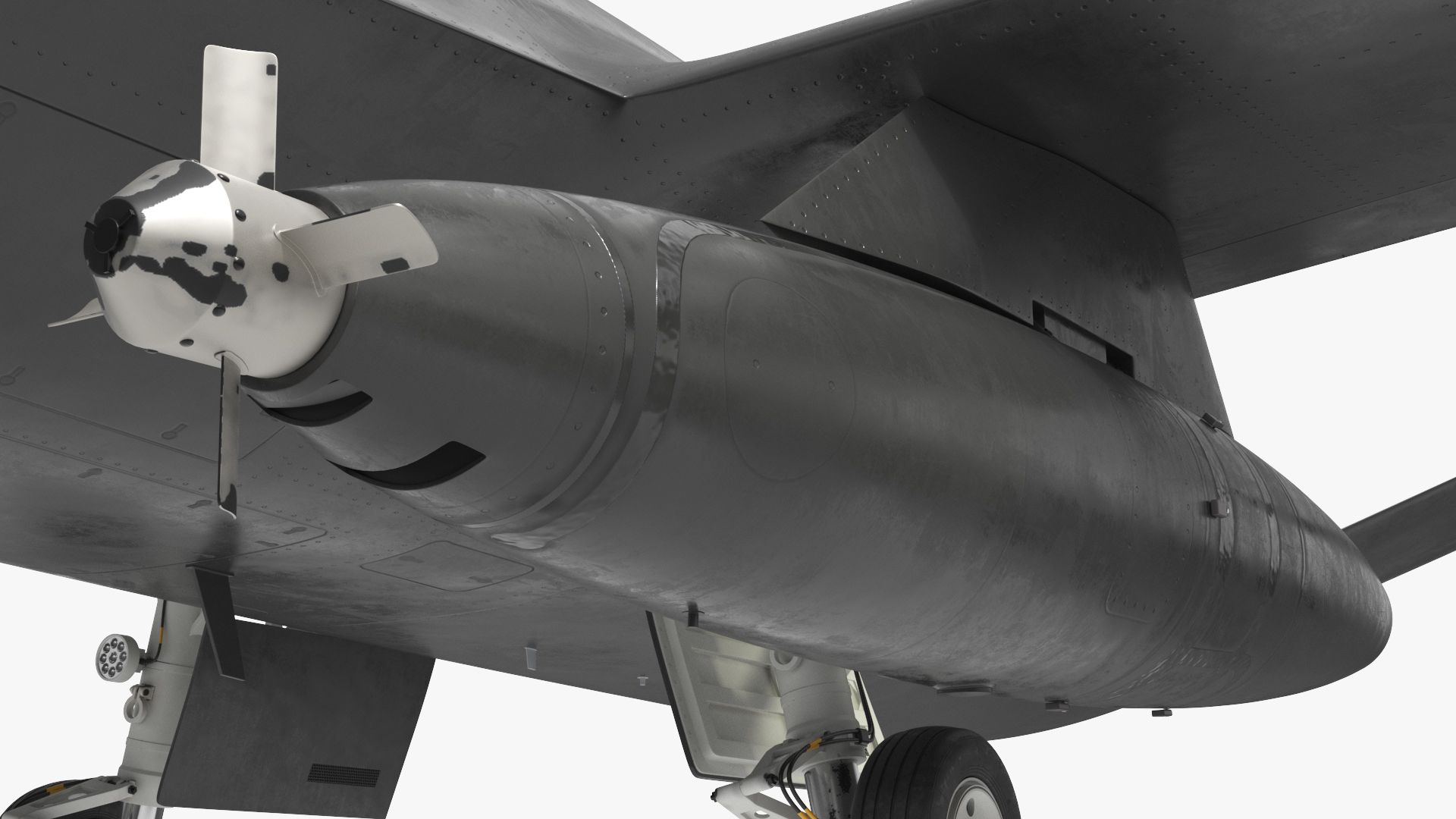 Military Tanker UAV Rigged, view 6