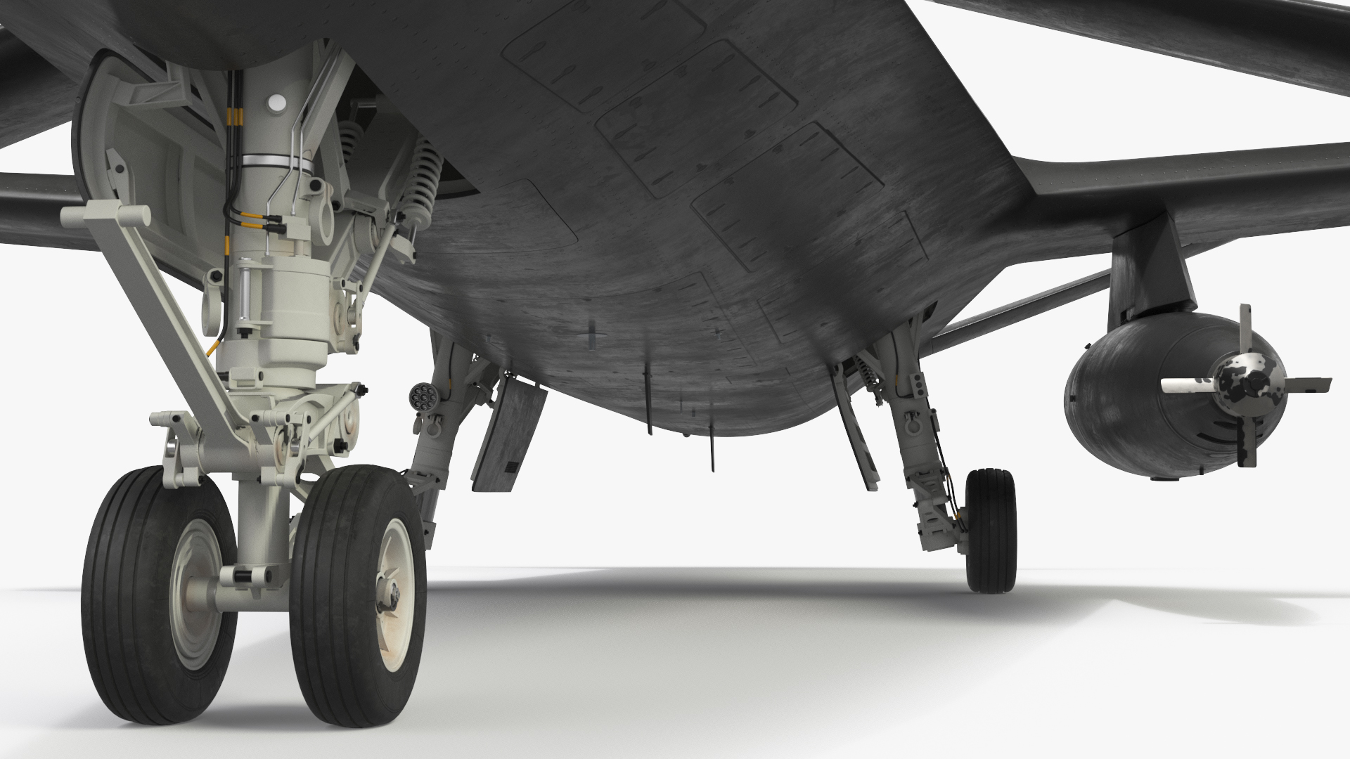 Military Tanker UAV Rigged, view 7