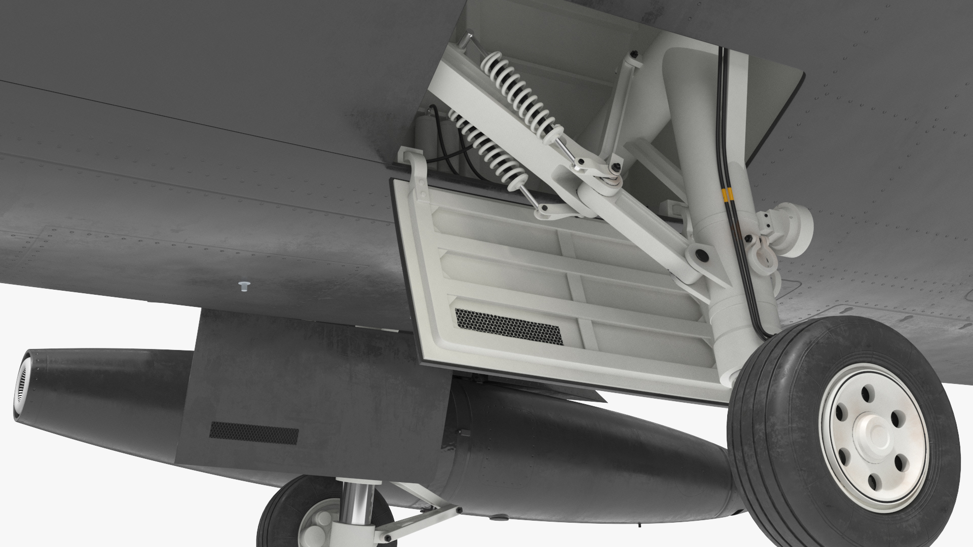 Military Tanker UAV Rigged, view 8