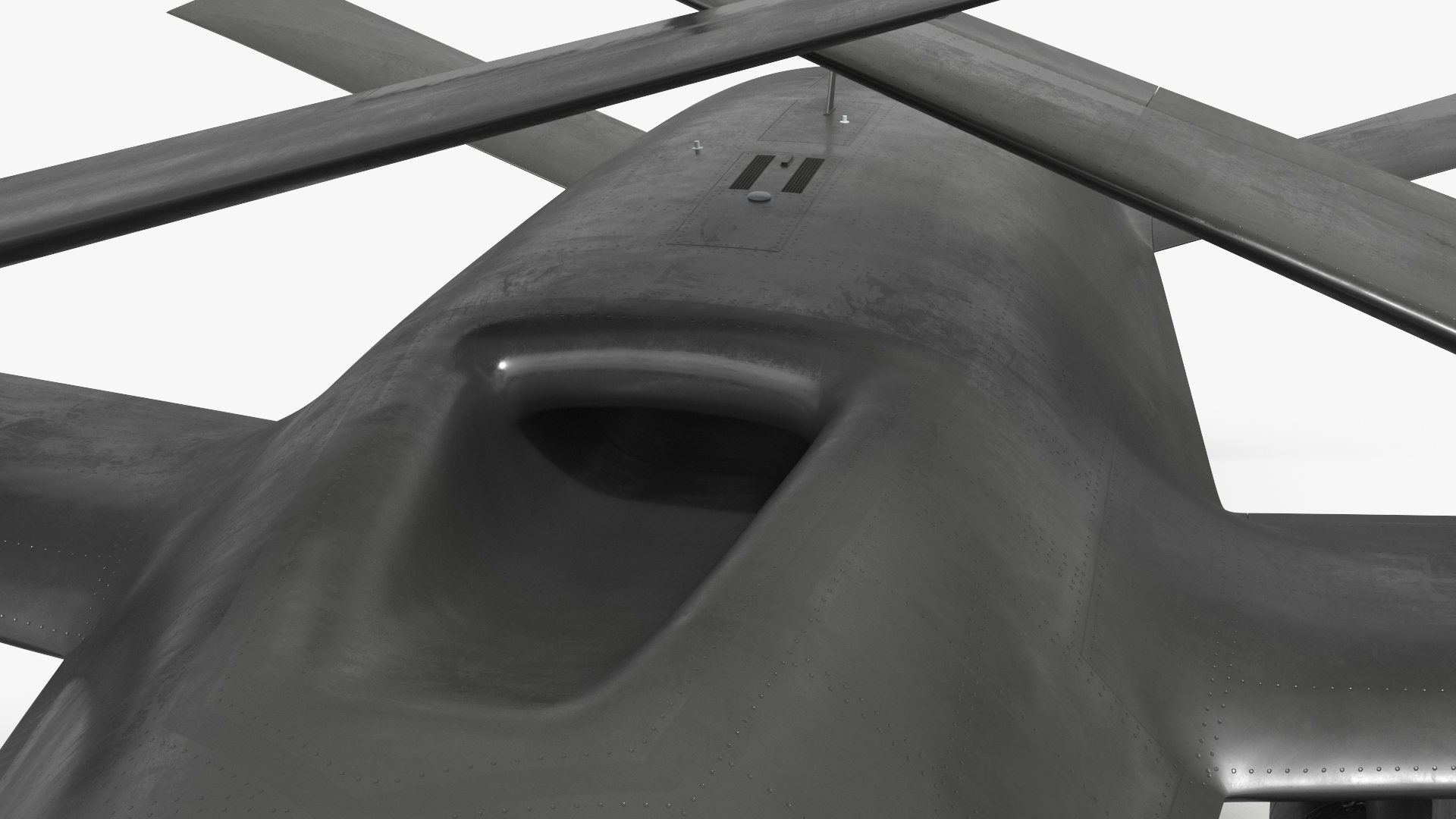 Military Tanker UAV Rigged, view 9