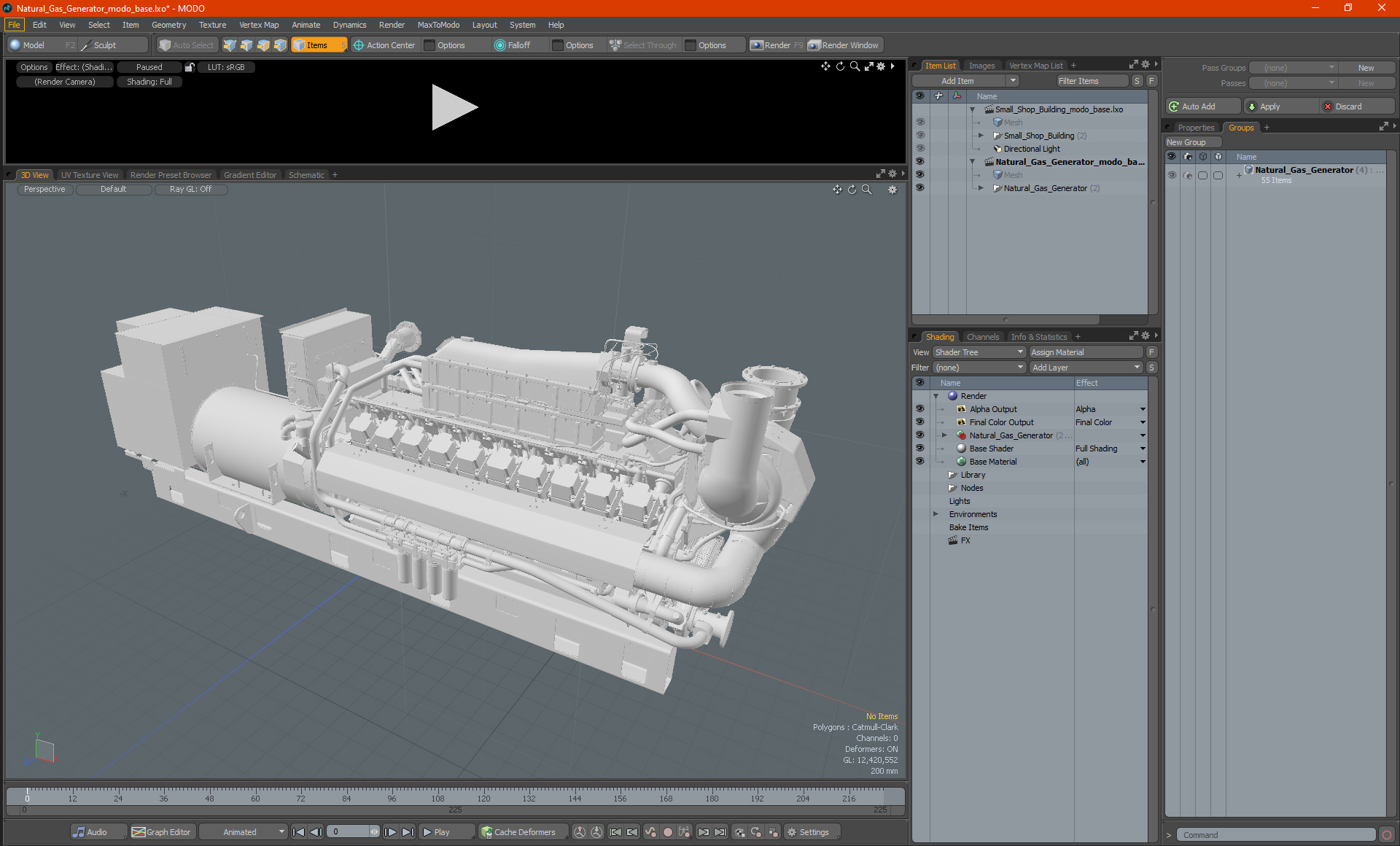 3D Natural Gas Generator