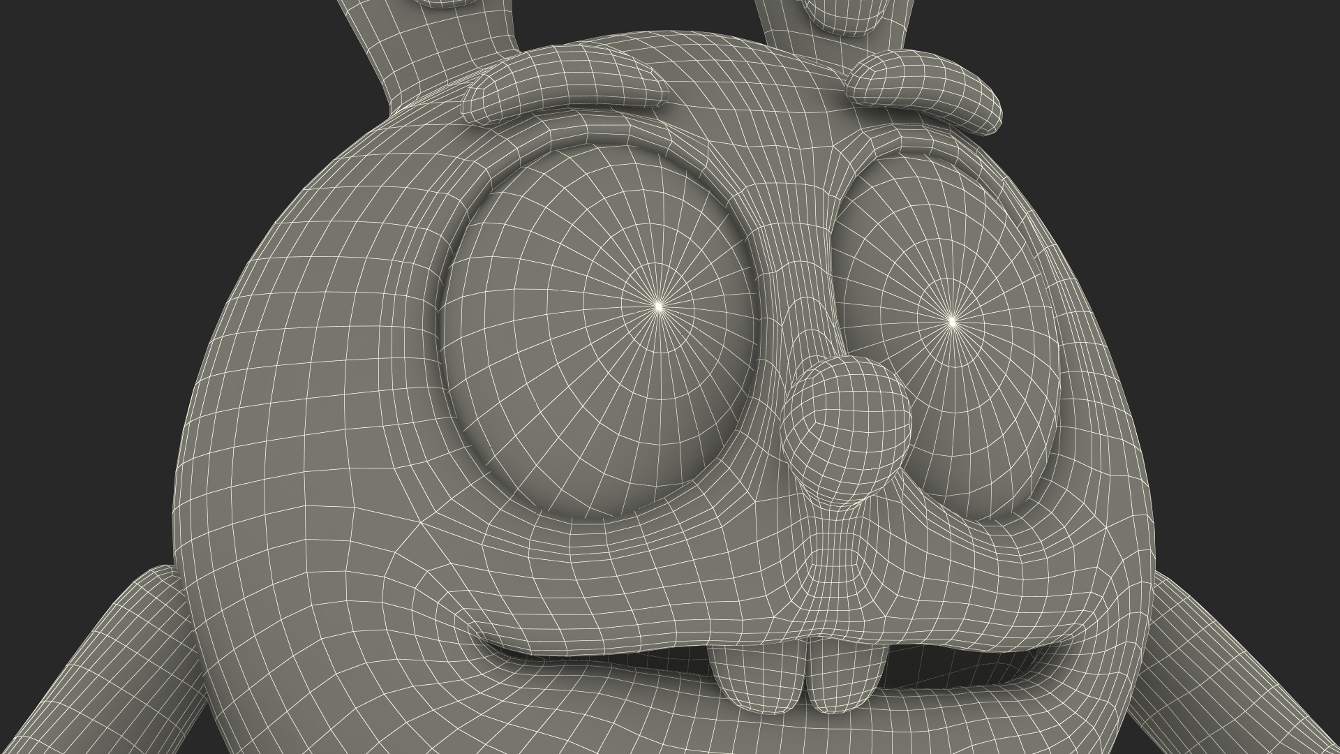 3D model BalloonToons Krash Character Scared Pose