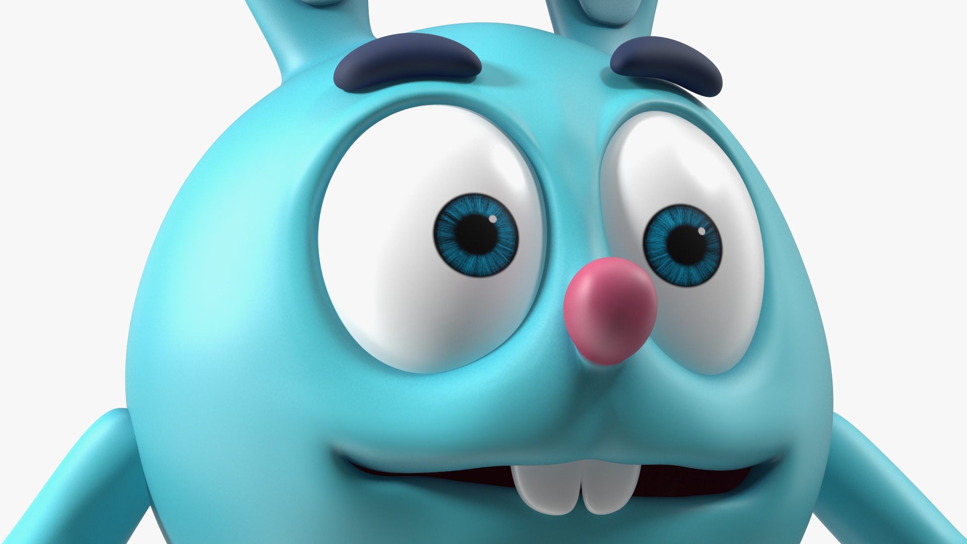 3D model BalloonToons Krash Character Scared Pose