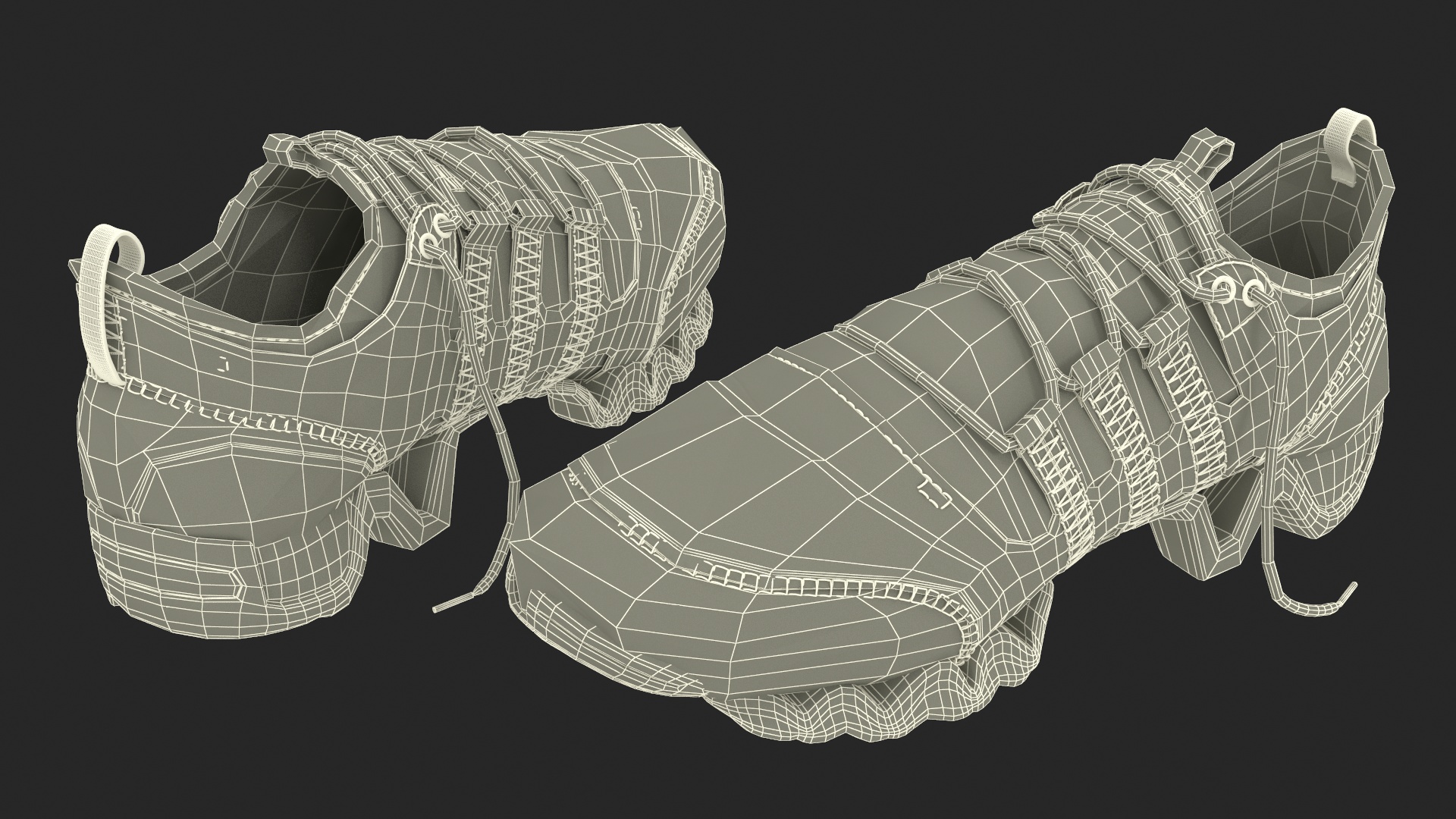 3D model Athletic Running Sneakers