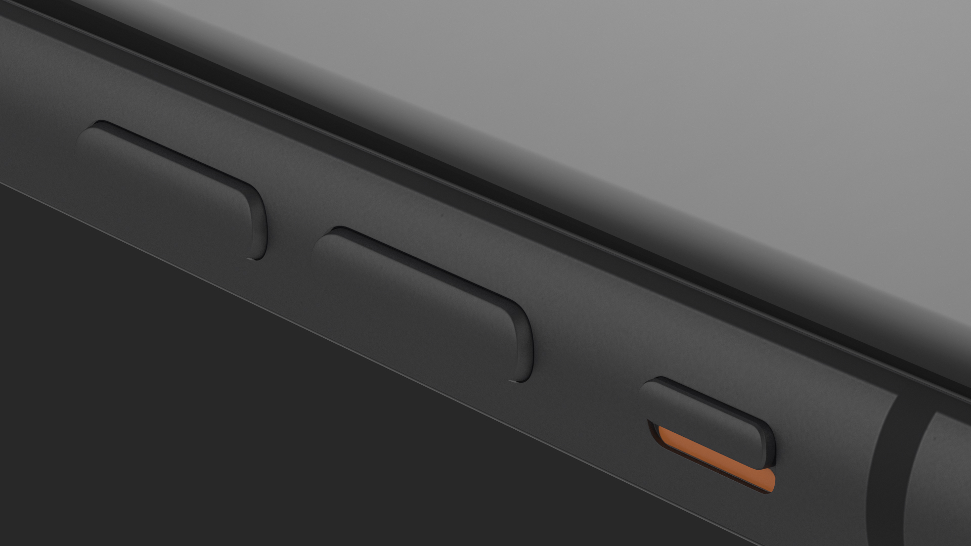 3D Black Smartphone