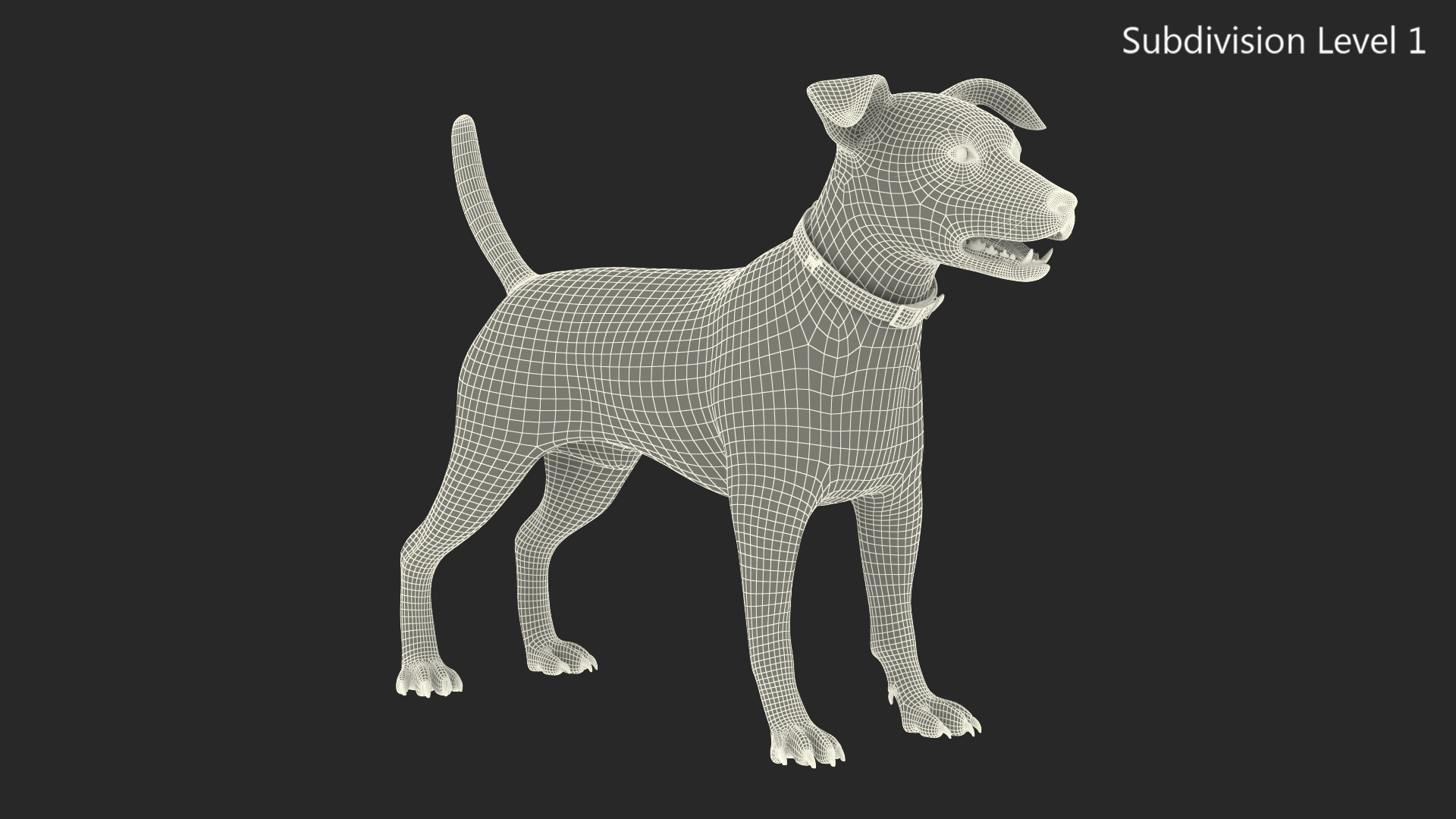 3D model Spotted Jack Russell Terrier Rigged