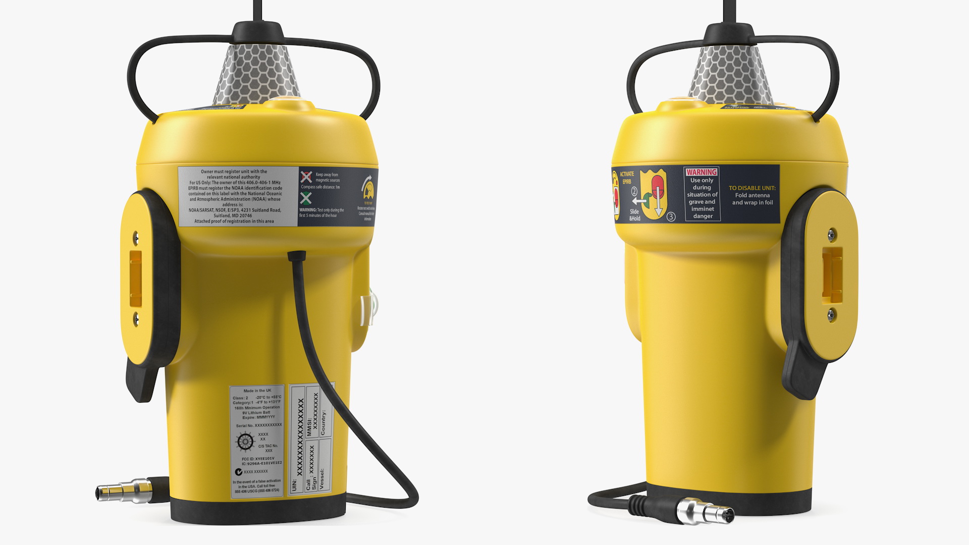 Emergency Position Indicating Radio Beacon 3D