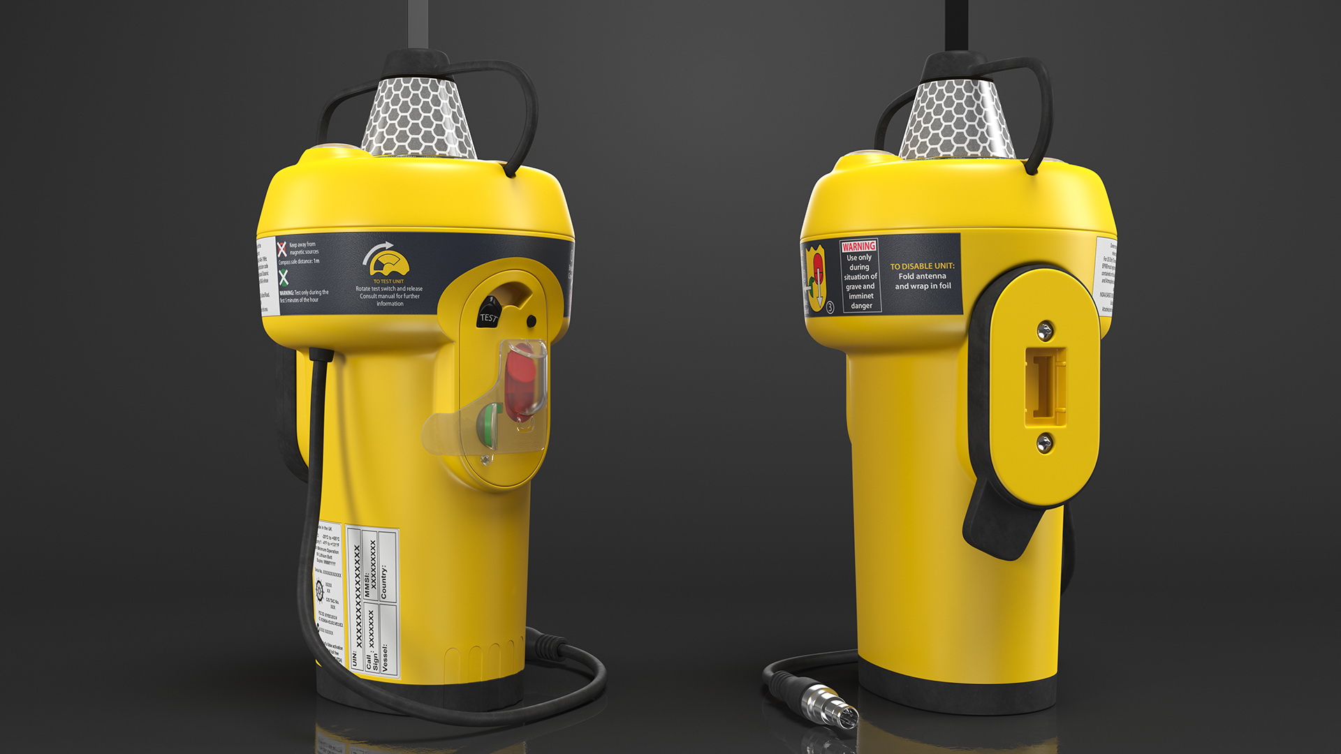 Emergency Position Indicating Radio Beacon 3D