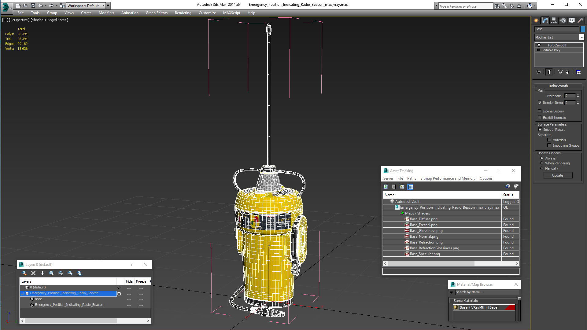 Emergency Position Indicating Radio Beacon 3D