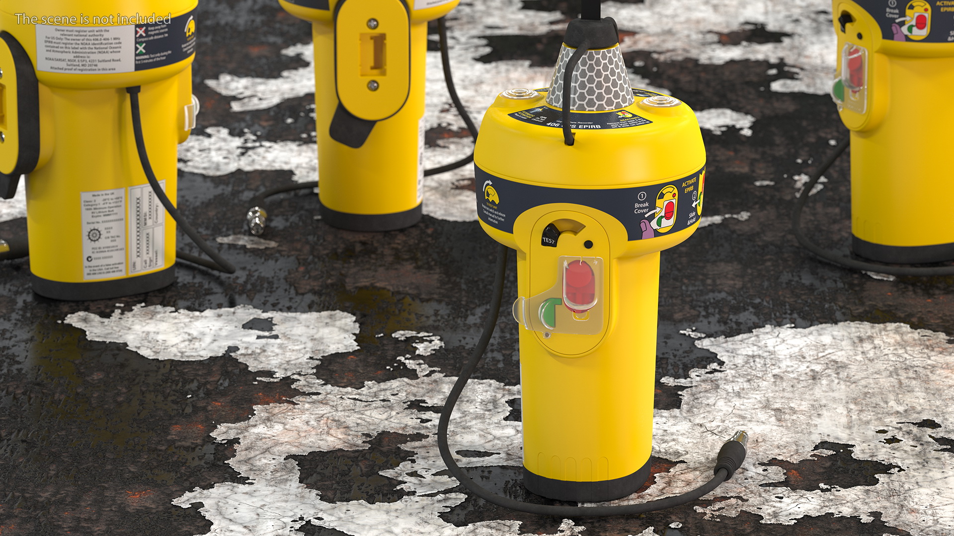 Emergency Position Indicating Radio Beacon 3D