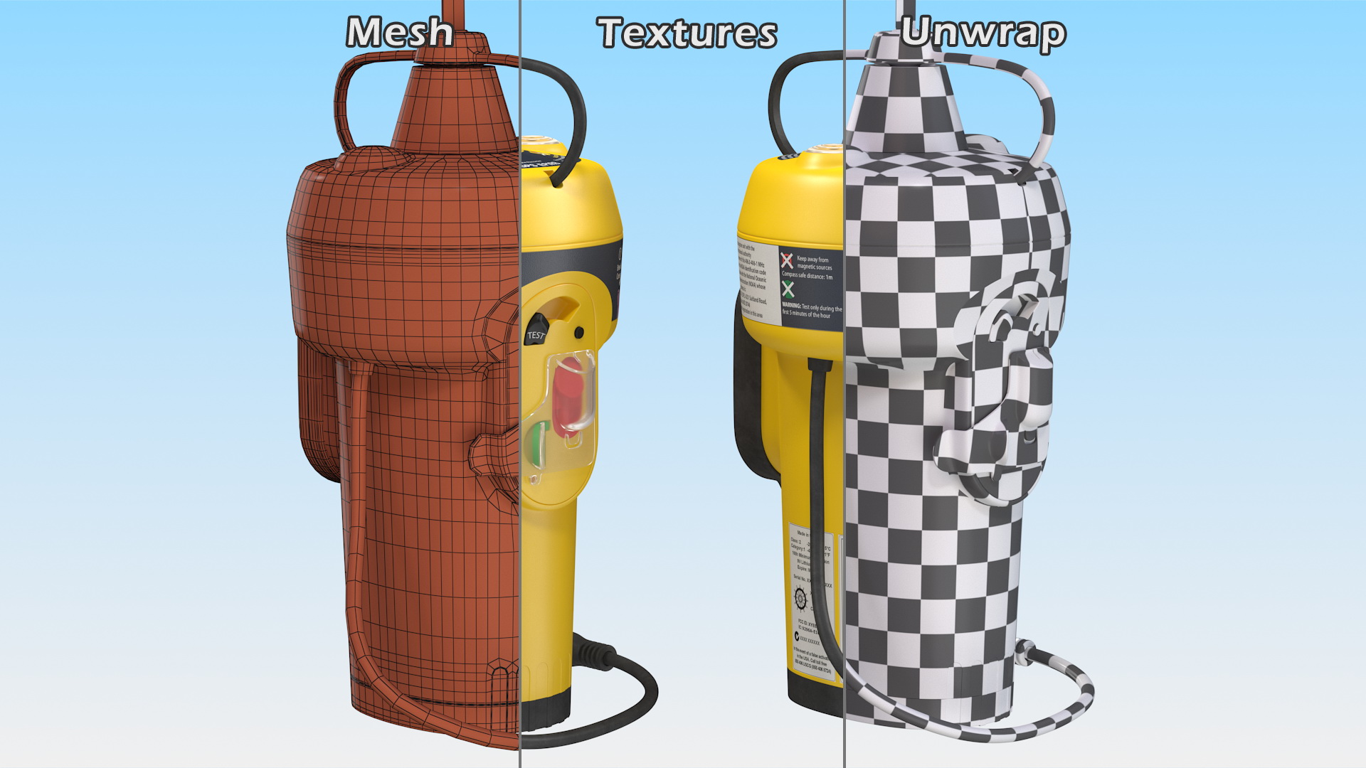 Emergency Position Indicating Radio Beacon 3D