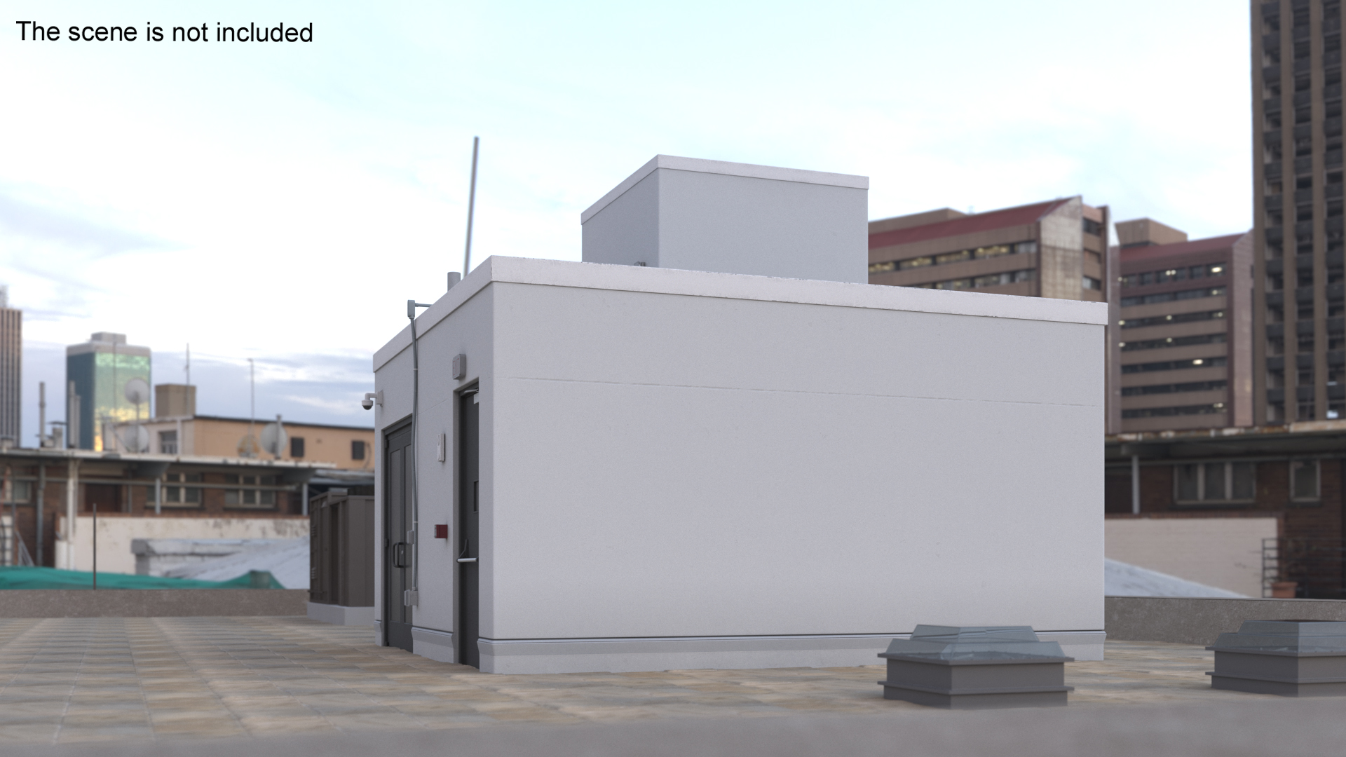 3D model Rooftop Entrance Exterior