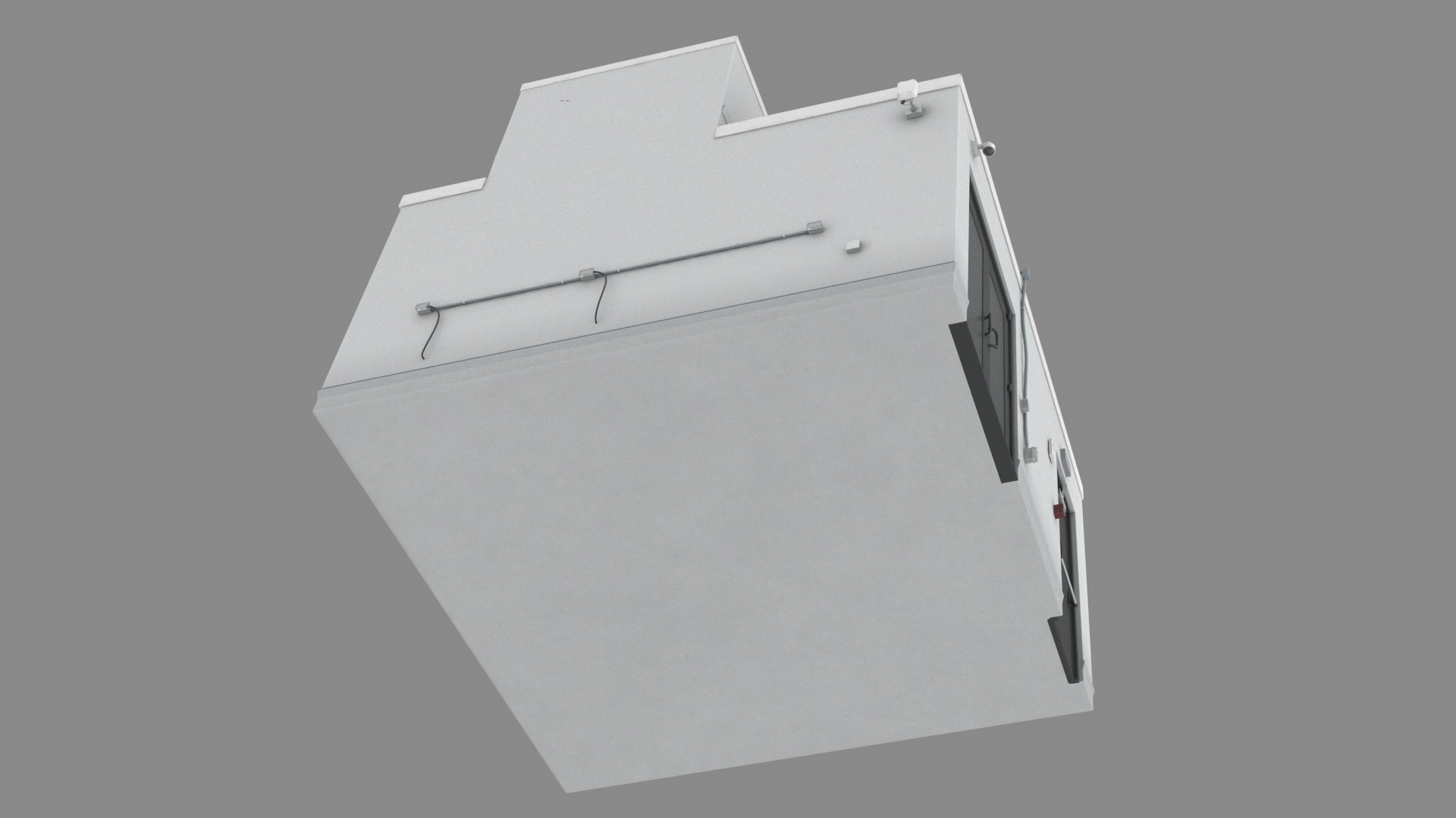 3D model Rooftop Entrance Exterior