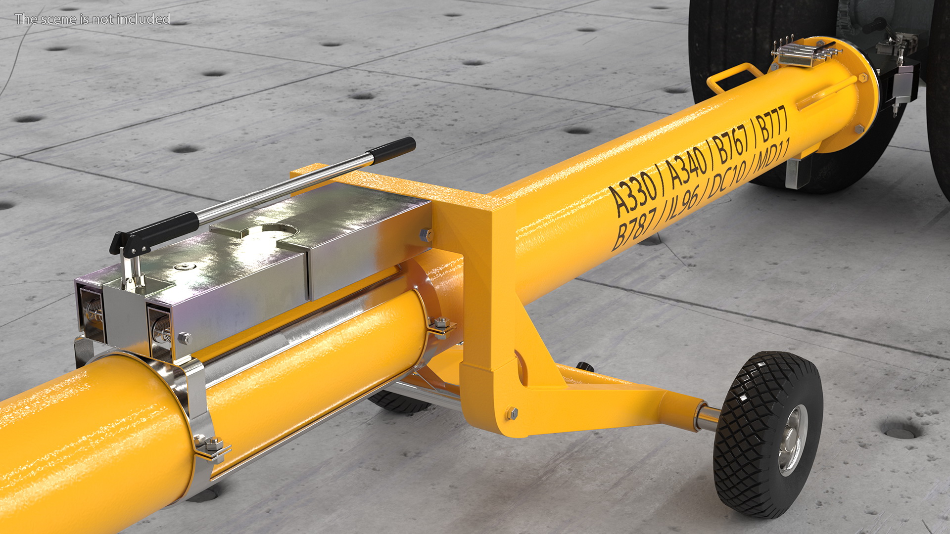 JMS AG J TOW Versa Aircraft Towbar 3D model