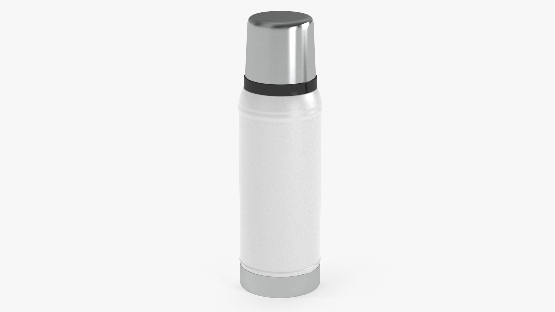Thermos Flask White 3D model