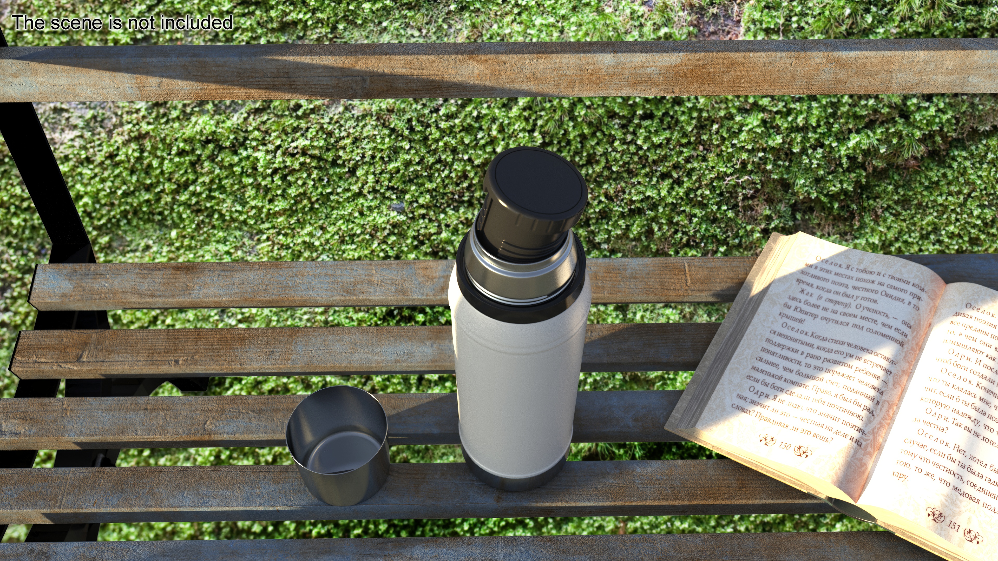 Thermos Flask White 3D model