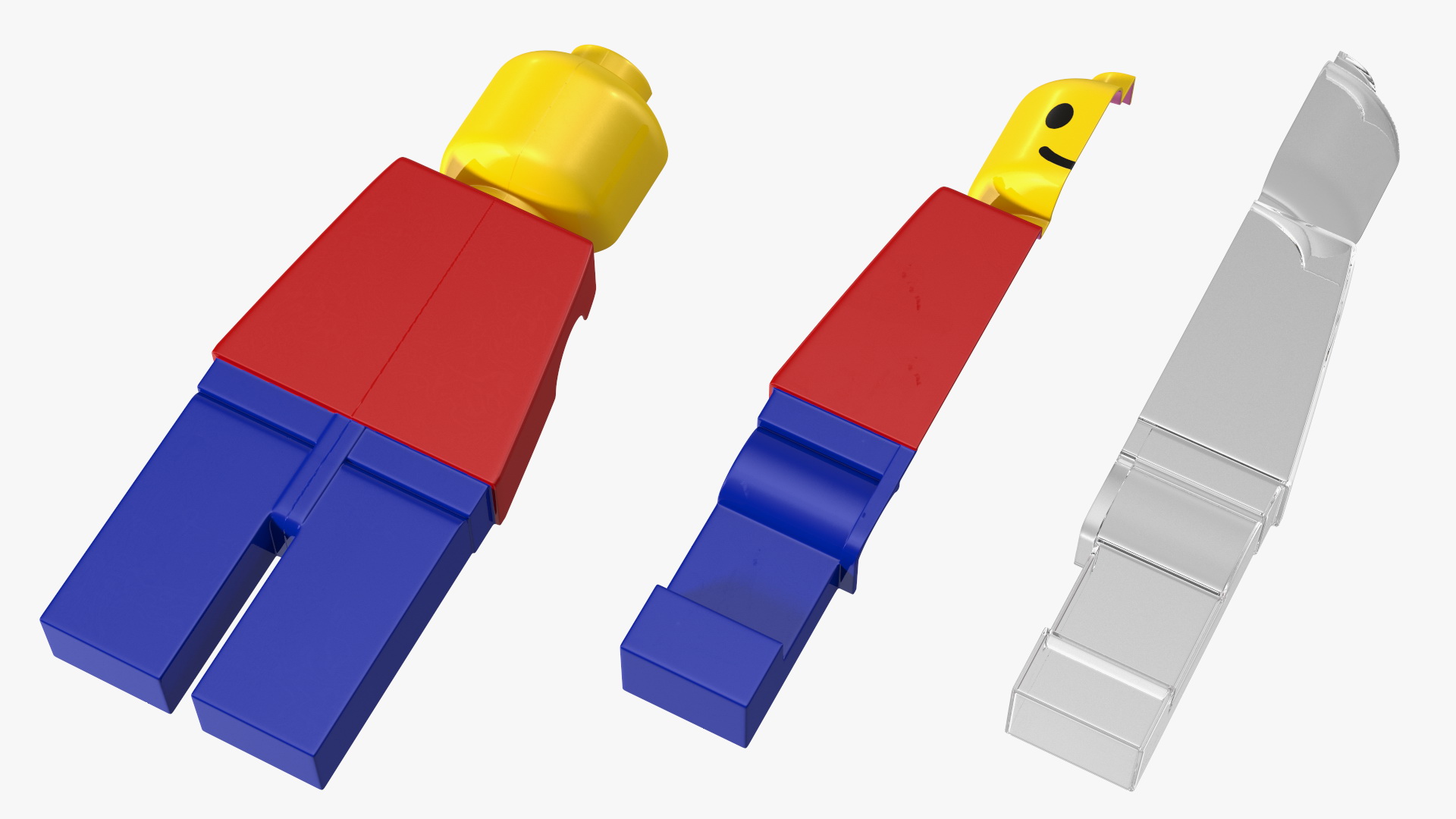 Anatomical LEGO Man Details 3D