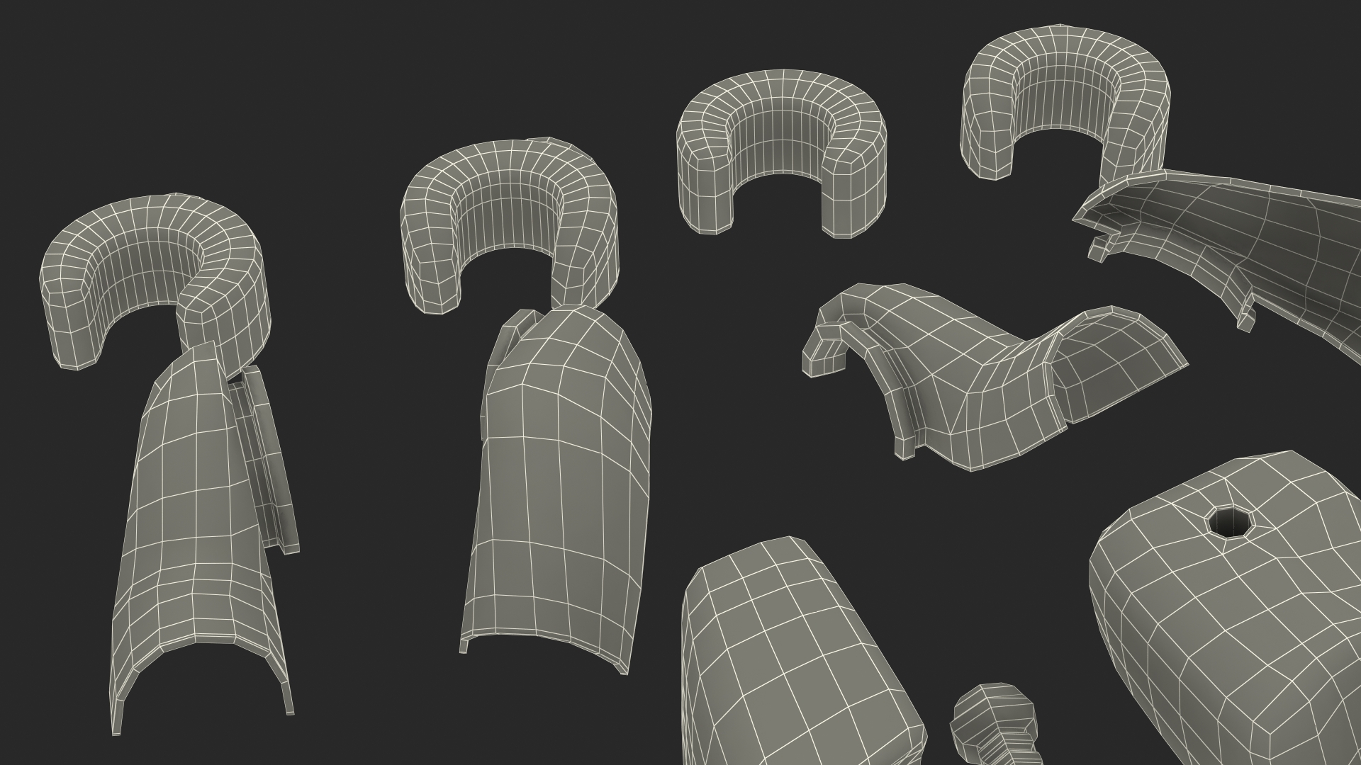 Anatomical LEGO Man Details 3D