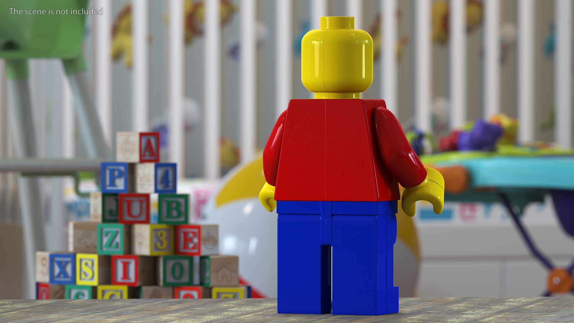 Anatomical LEGO Man Details 3D