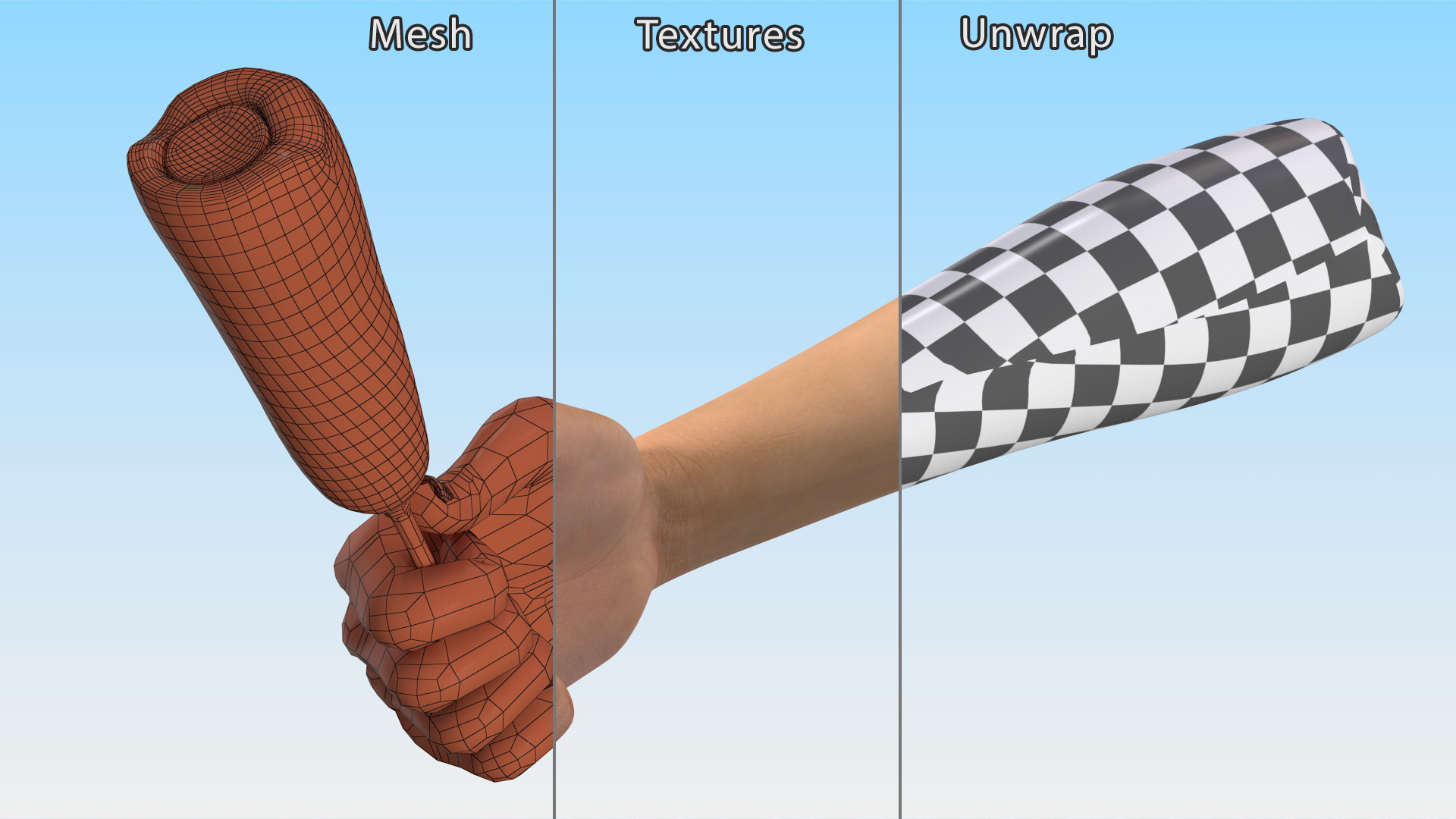 3D Corn Dog in Hand