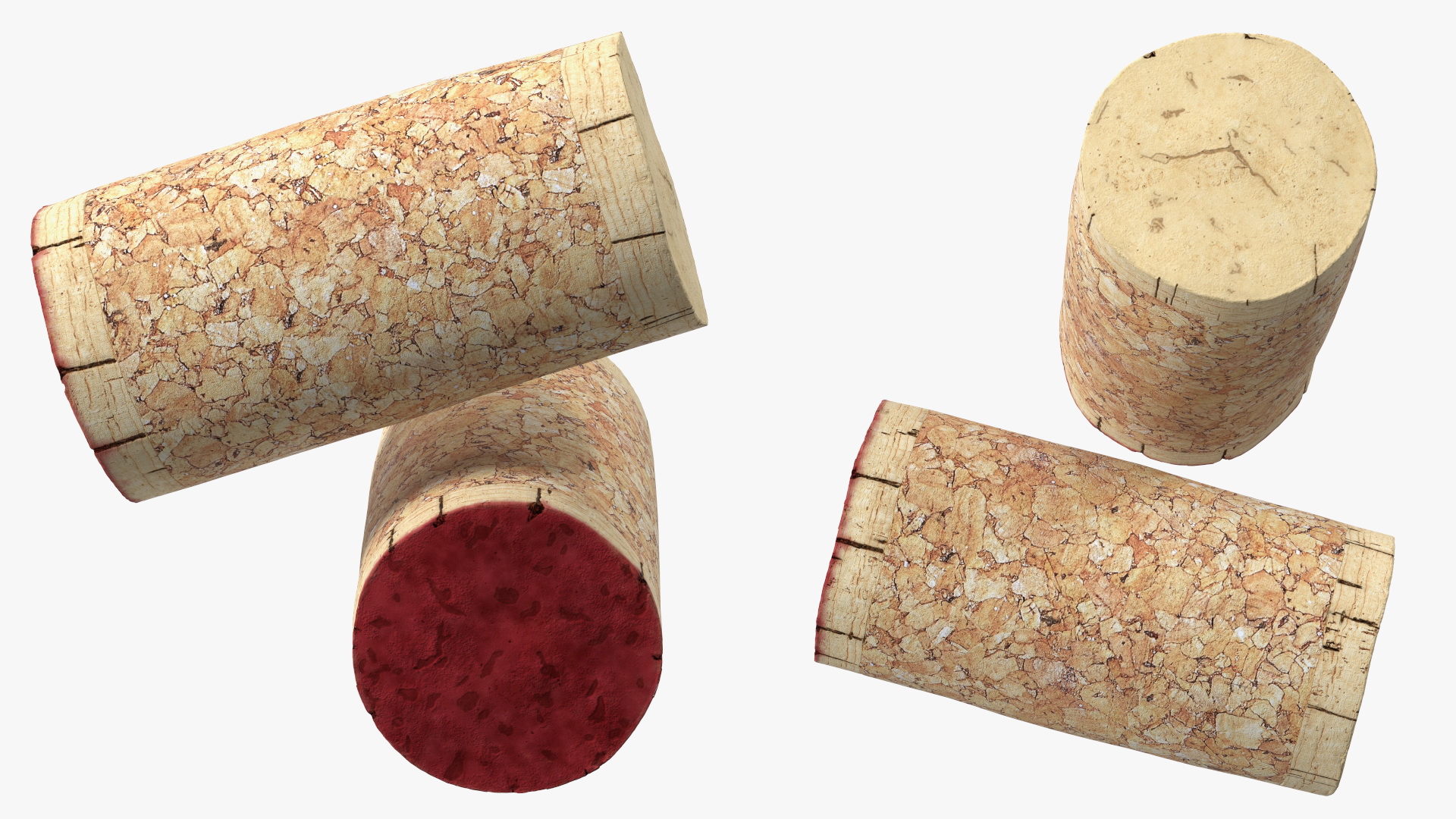 Traditional Wine Cork Stopper 3D model
