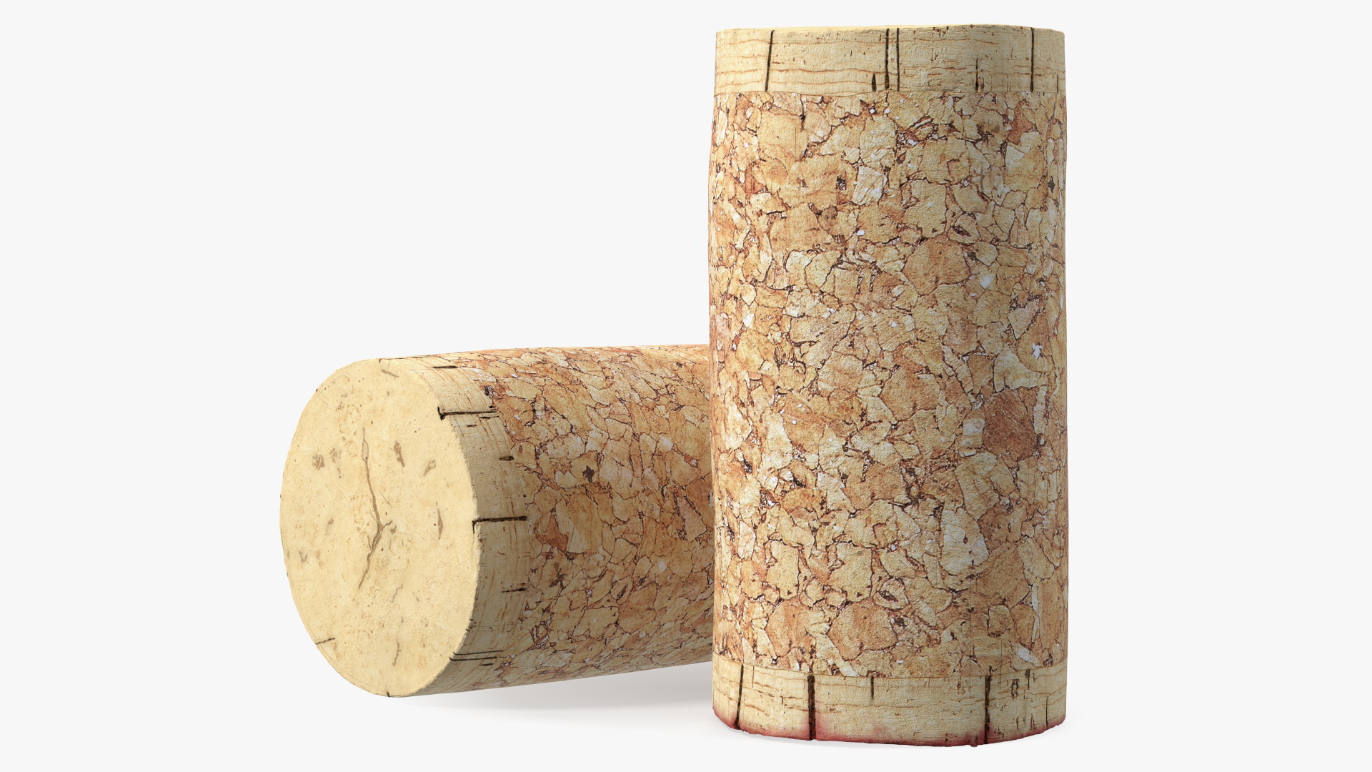 Traditional Wine Cork Stopper 3D model